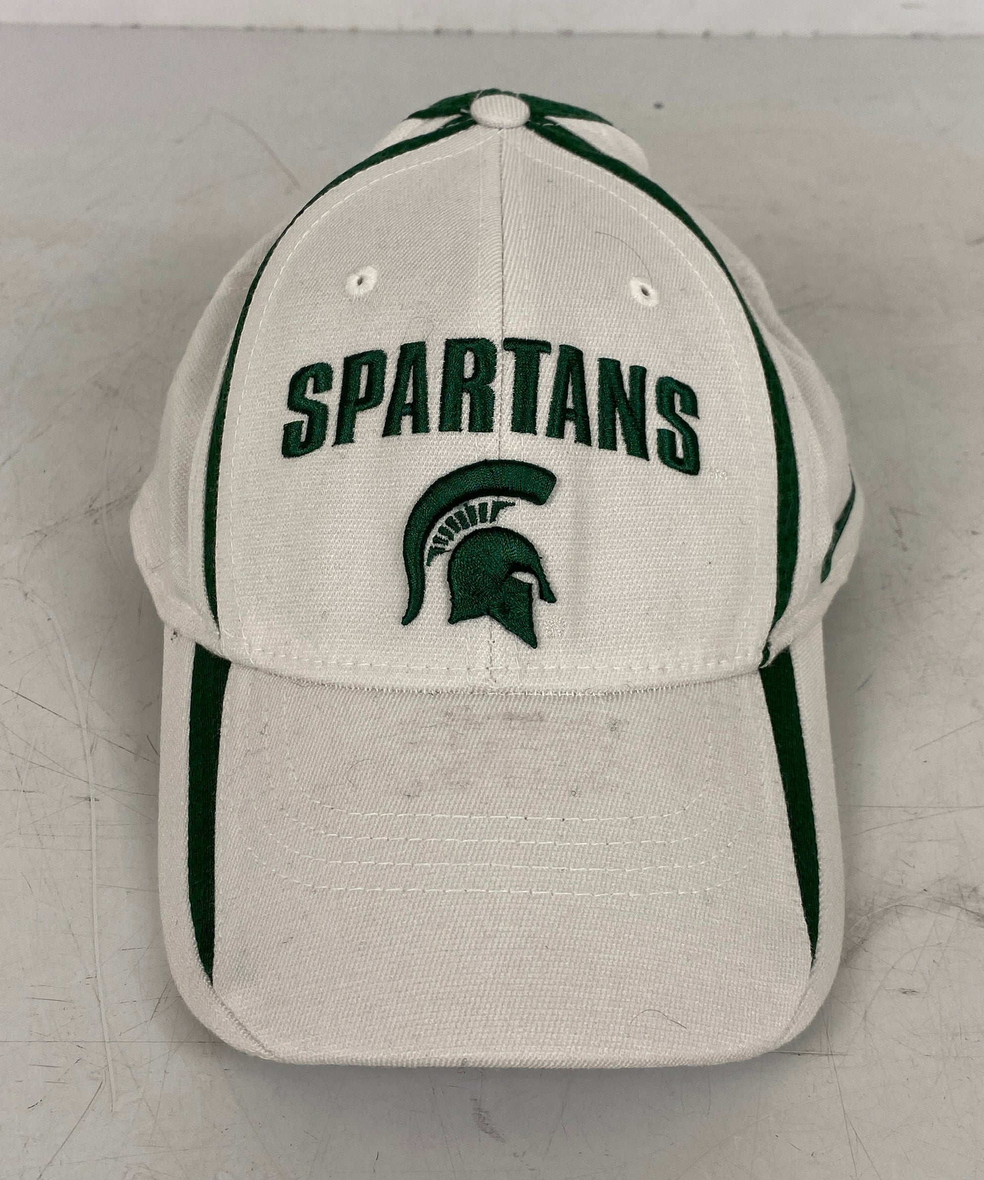 Nike MSU White Fitted Baseball Hat