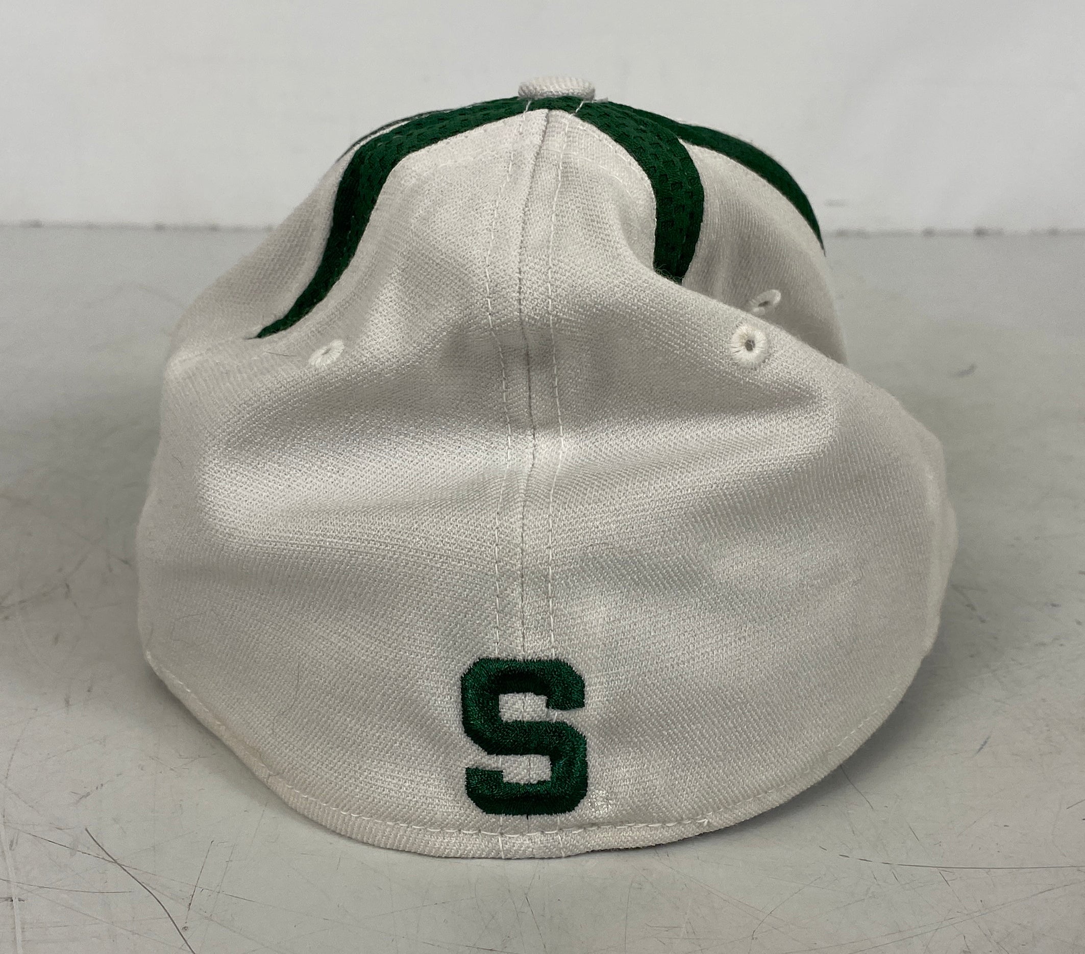 Nike MSU White Fitted Baseball Hat