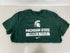 Mens Nike Track & Field Green MSU Shirt XXL *New*