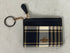 Coach Black Plaid Skinny ID Case