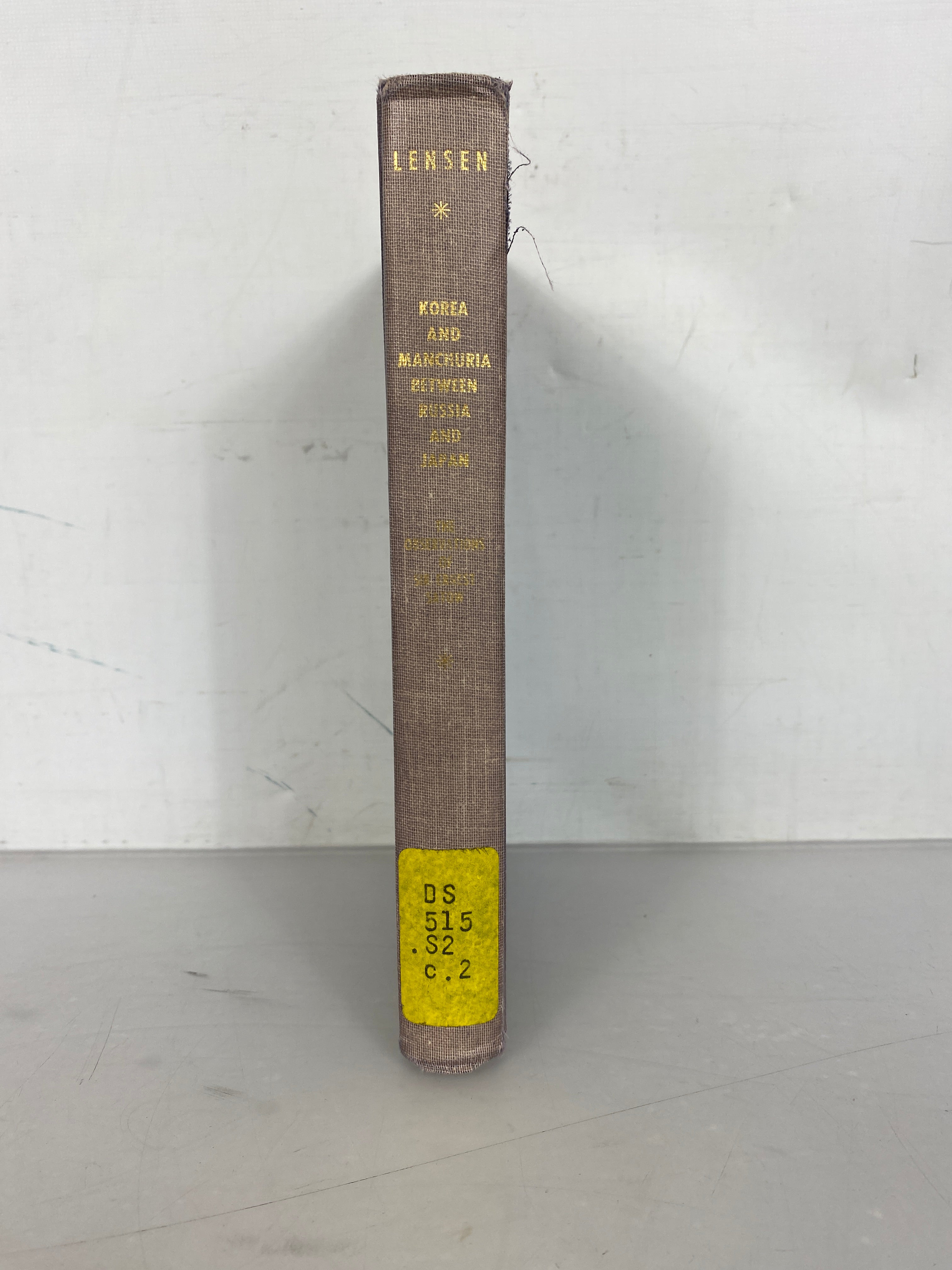 Korea and Manchuria Between Russia and Japan 1895-1904 by Lensen 1966 1st Ed HC