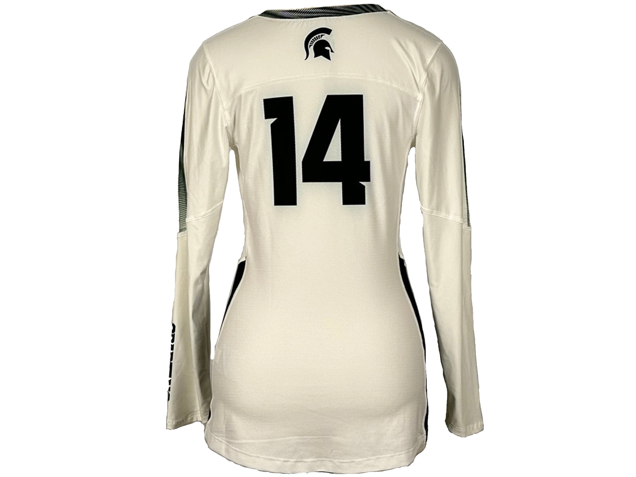 Nike White 2018-2021 Long Sleeve Volleyball Jersey #14 Women's Size S