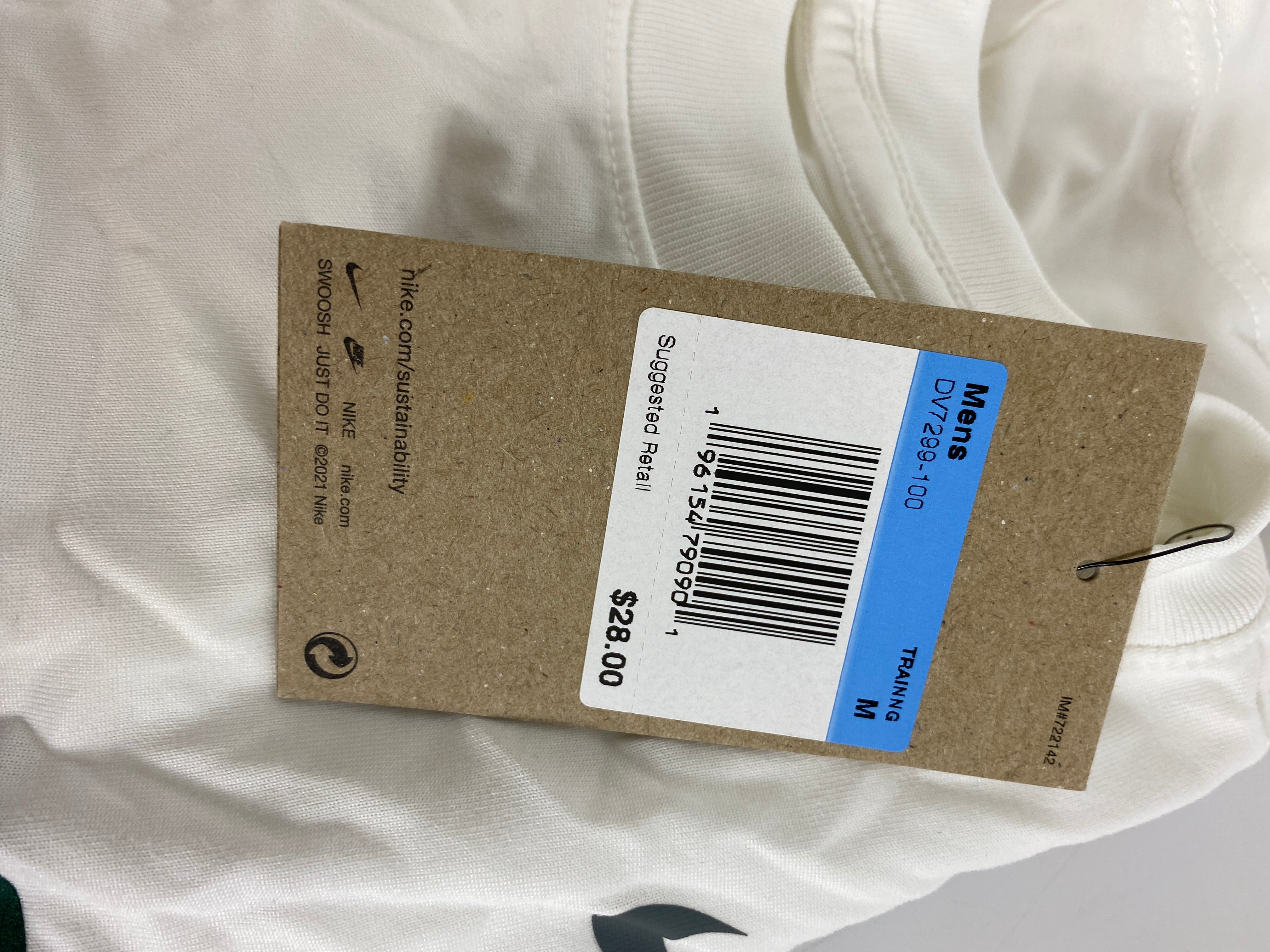 Mens Nike Track & Field White MSU Shirt M *New*