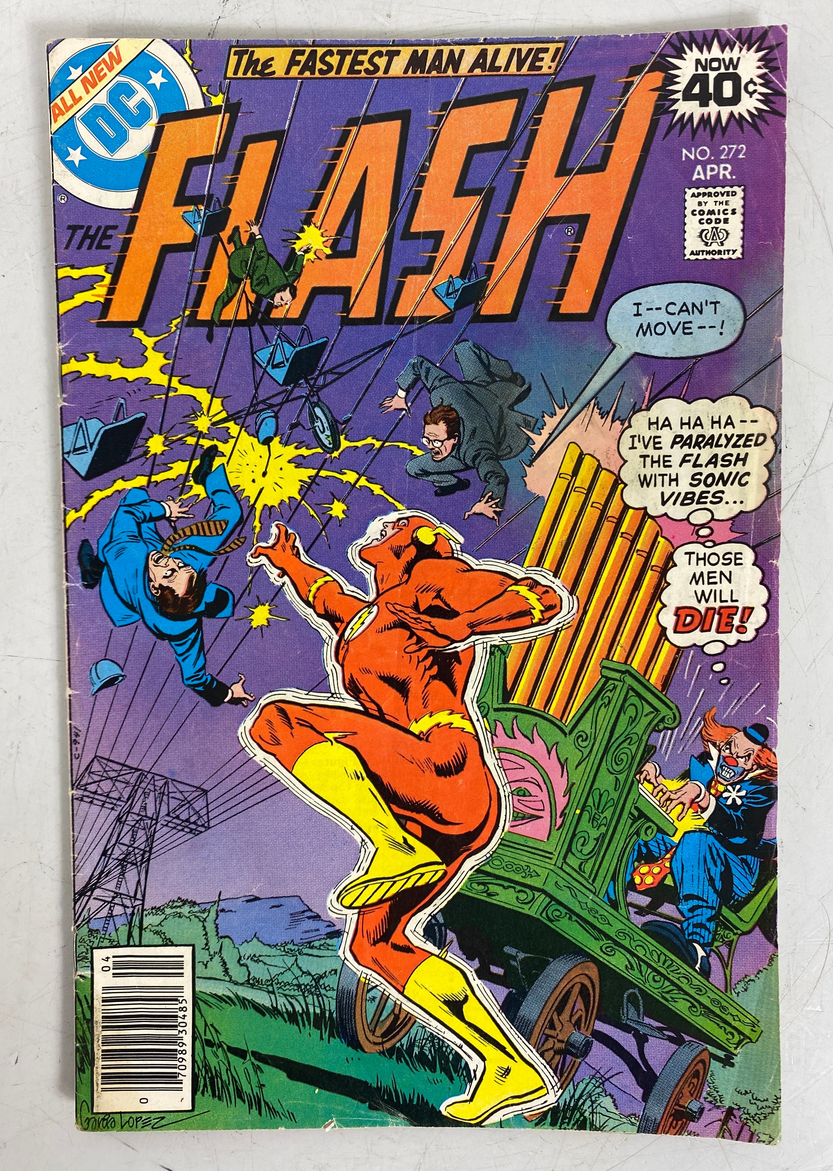 Lot of 5 The Flash #267, 268, 272, 274, 288 (1979-1980)