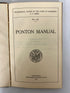 US Army Ponton Manual No. 33 Rare Bound Copy Gilt Edges 1915