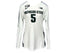 Nike White 2018-2021 Long Sleeve Volleyball Jersey #5 w/ Patch Women's Size M