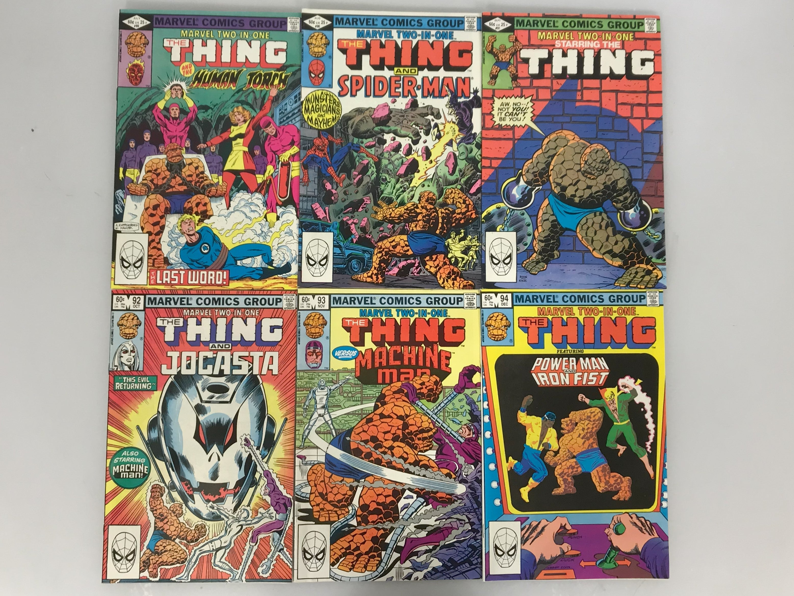 Marvel Two-in-One 89-100 1982-1983