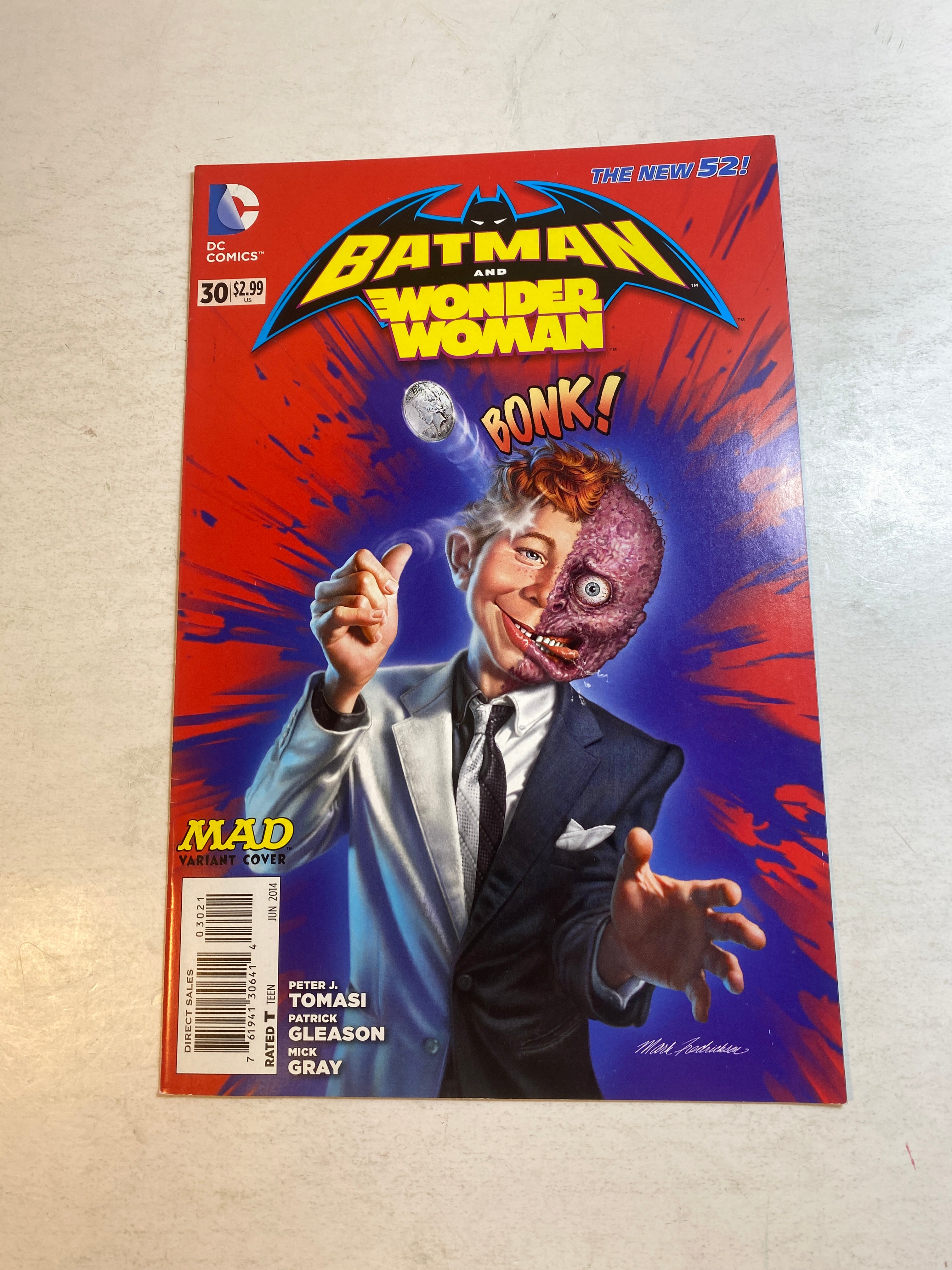 Batman and Wonder Woman #30 DC Comic Mad Magazine Variant 2014
