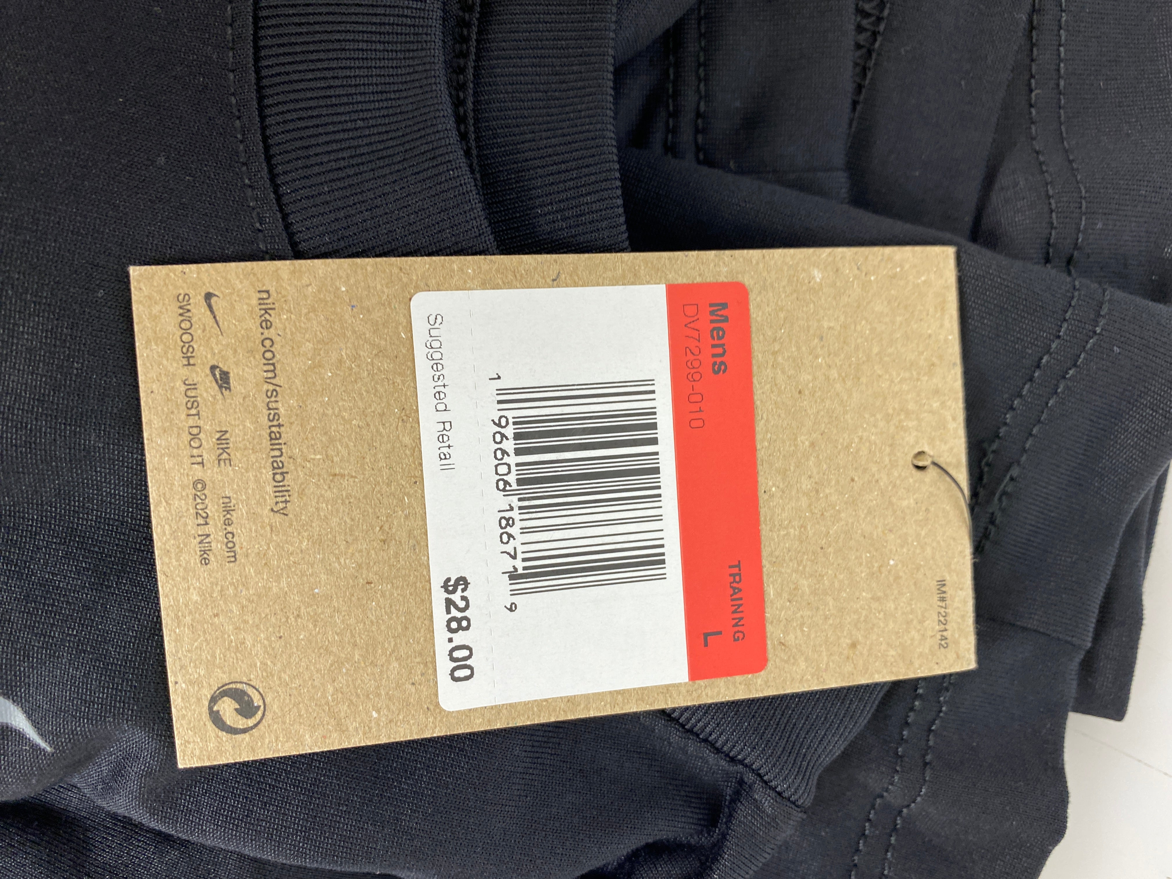 Mens Nike Track & Field Black Sparty Shirt L *New*