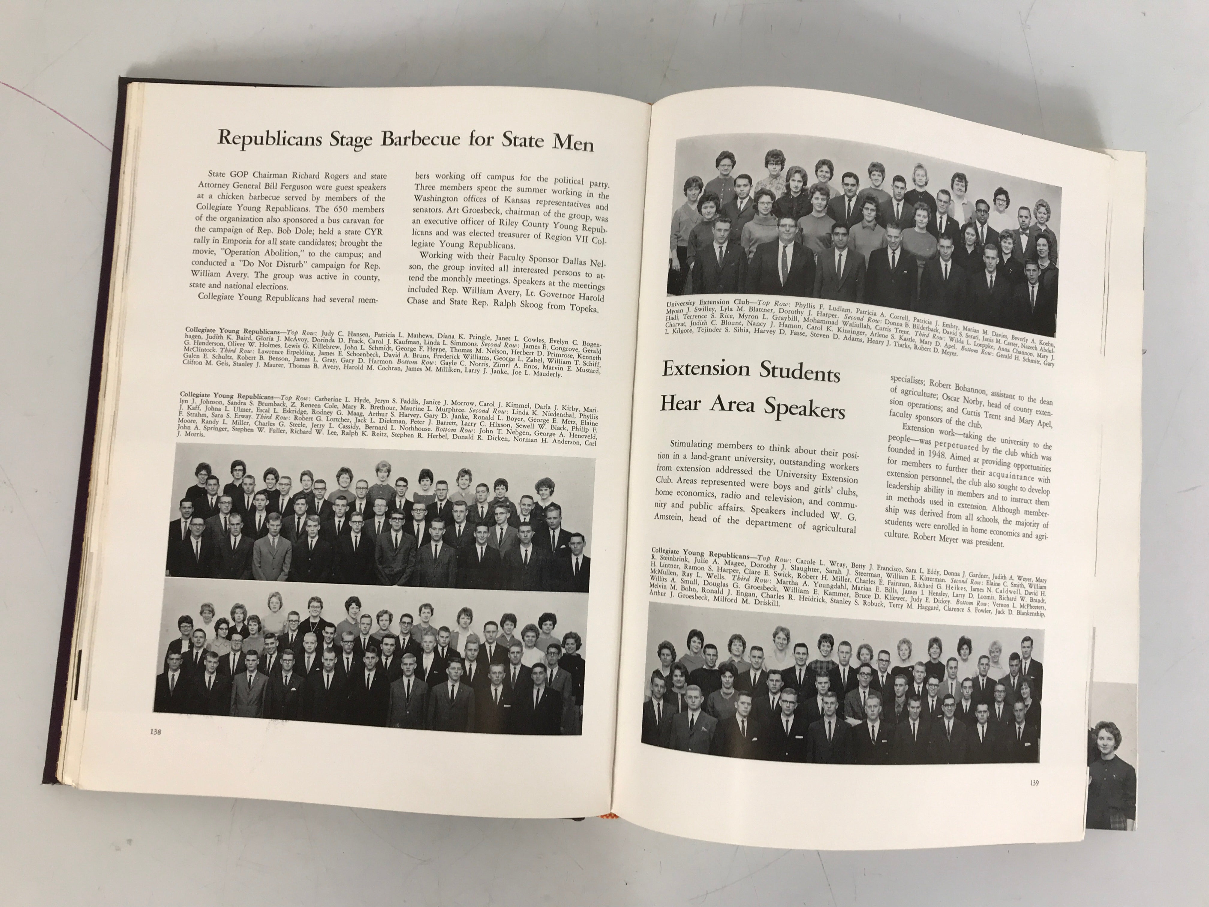 1963 Kansas State University Yearbook Centennial HC