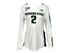 Nike White 2018-2021 Long Sleeve Volleyball Jersey #2 w/ Patch Women's Size M