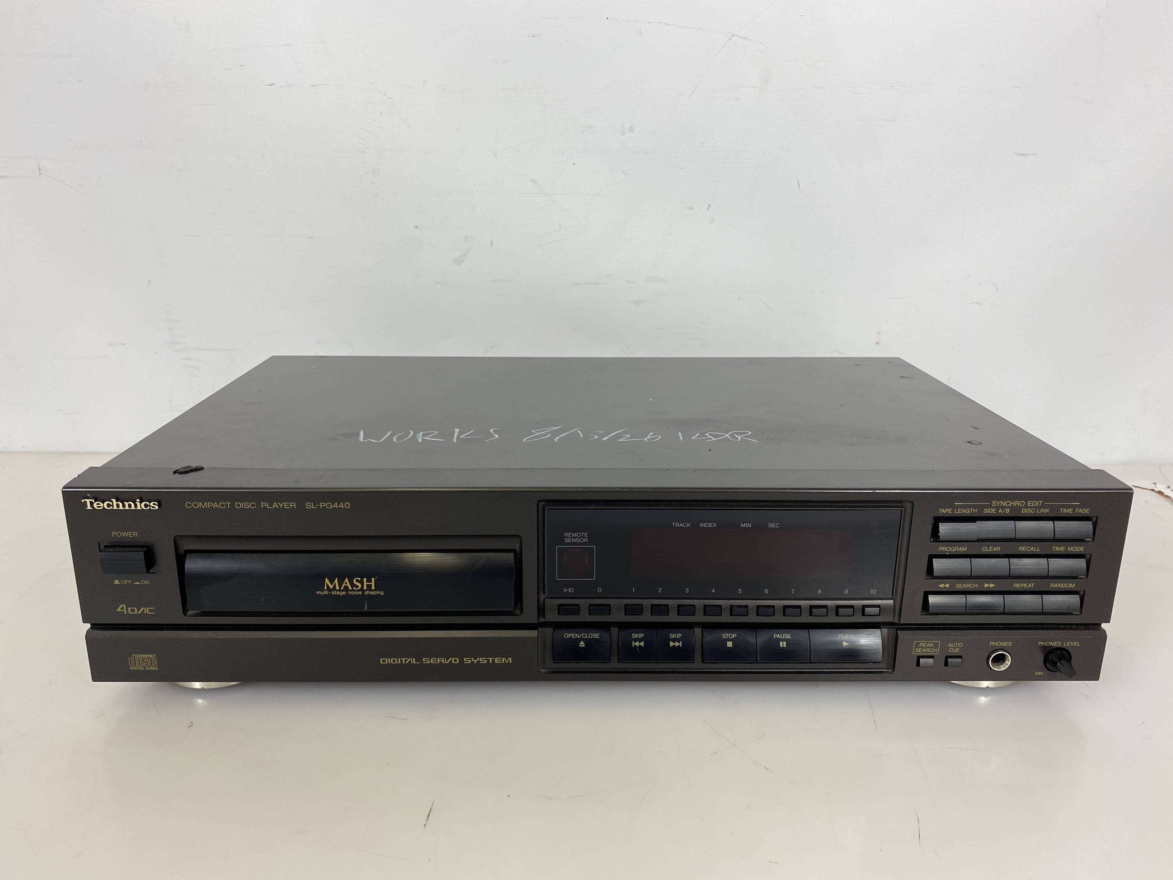 Technics SL-PG440 Compact Disc CD Player