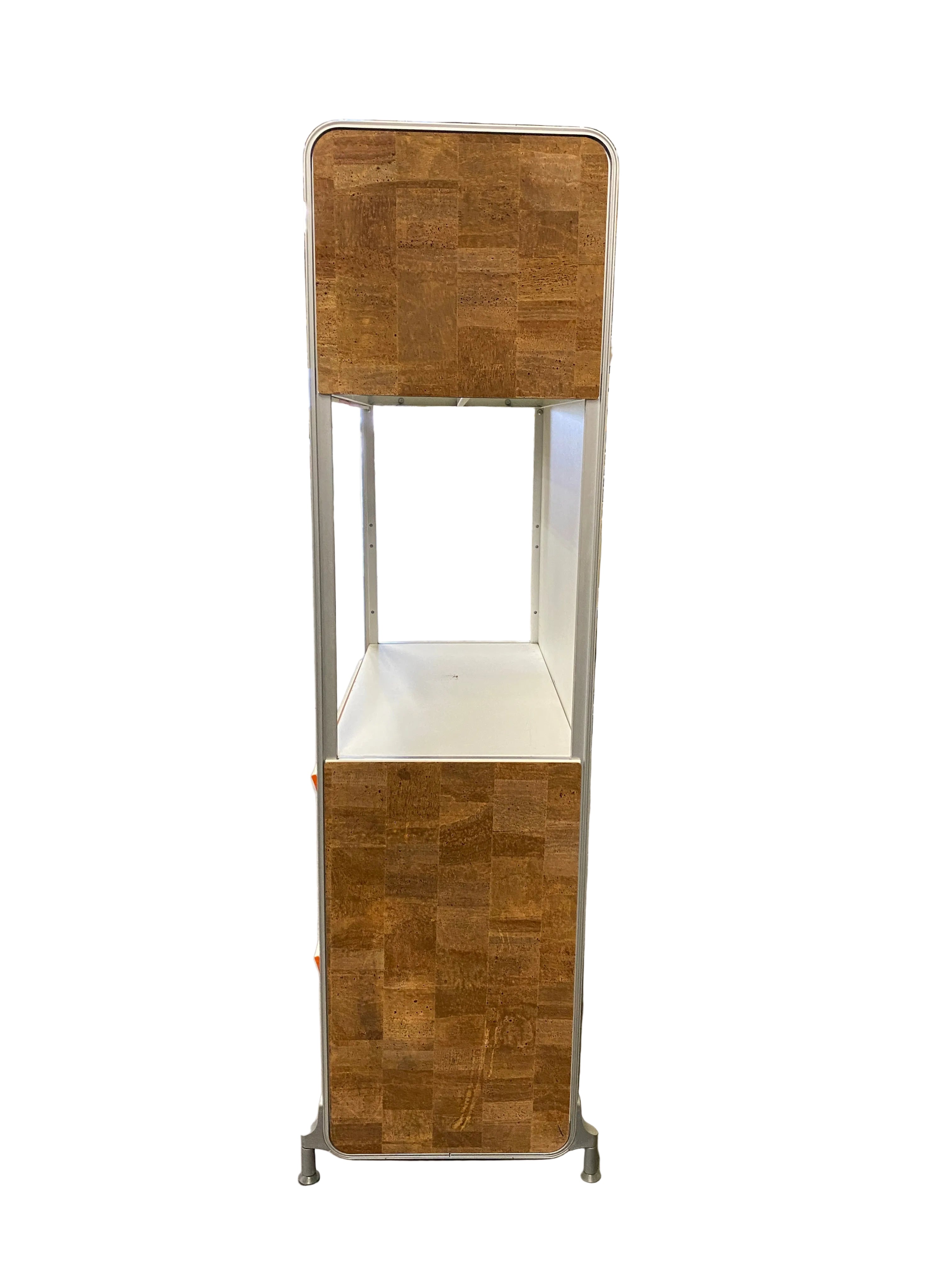 Herman Miller Orange and White Teneo Cabinet