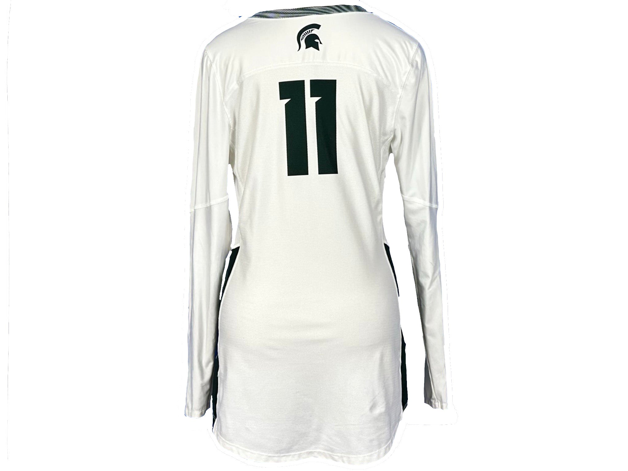 Nike White 2018-2021 Long Sleeve Volleyball Jersey #11 Women's Size MT