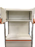Herman Miller Orange and White Teneo Cabinet