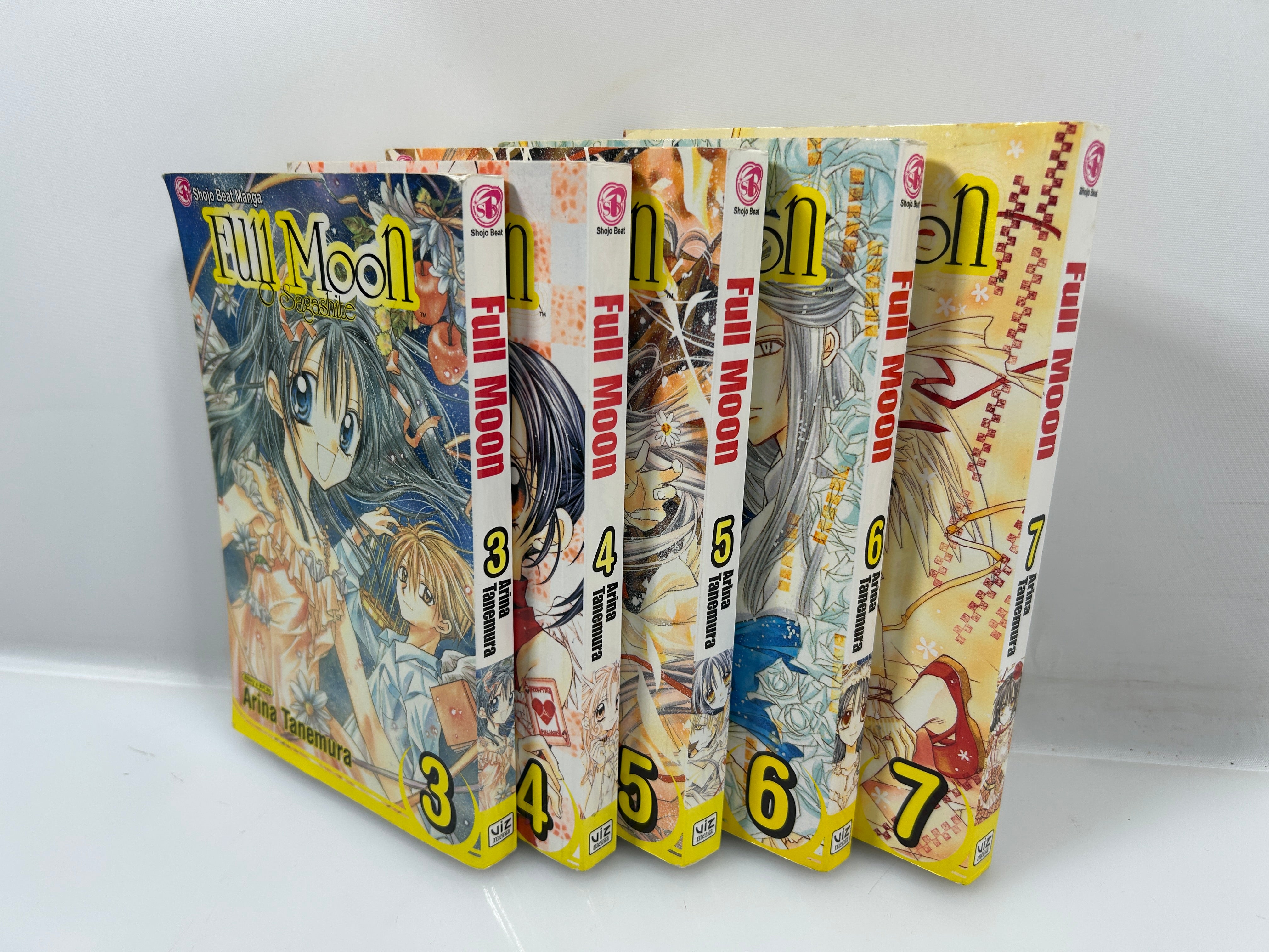 Lot of 5 Full Moon Shojo Beat Manga Edition Arina Tanemura 2002-2006