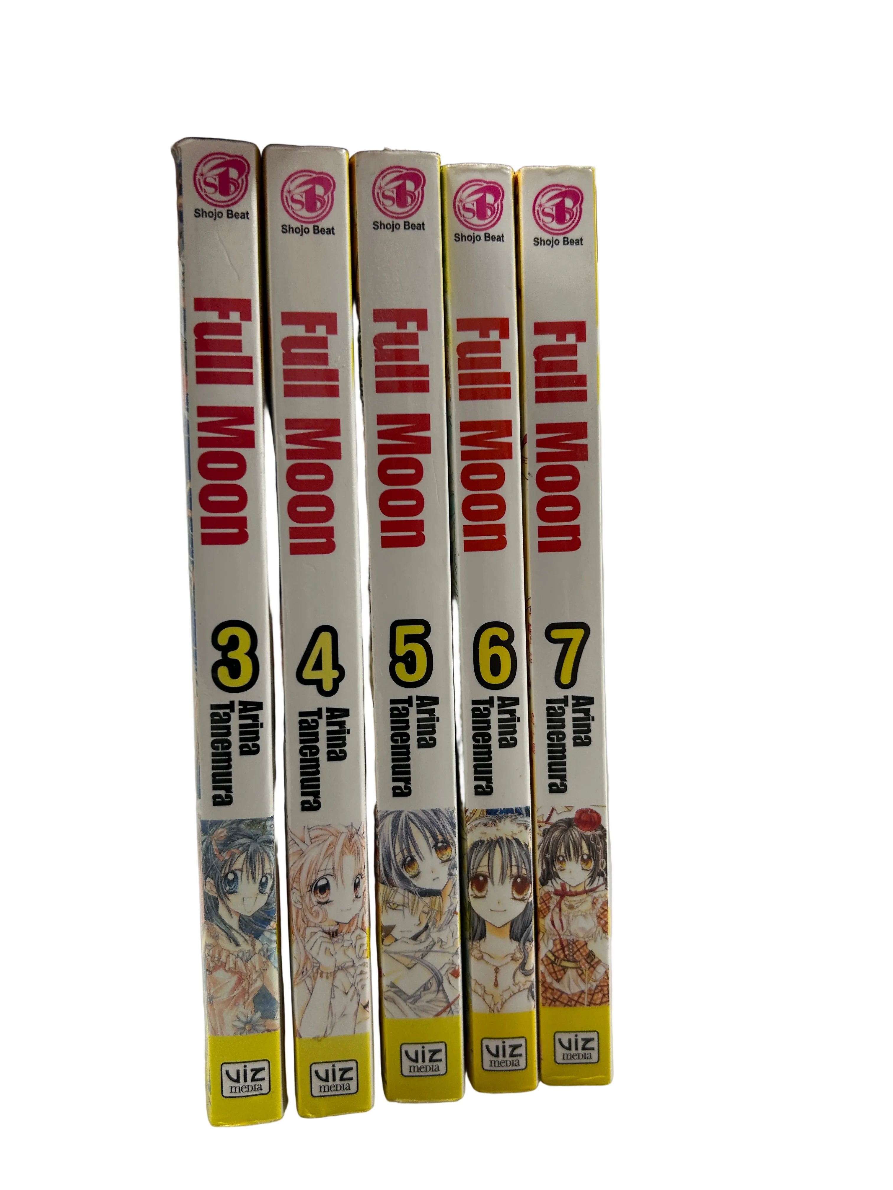 Lot of 5 Full Moon Shojo Beat Manga Edition Arina Tanemura 2002-2006