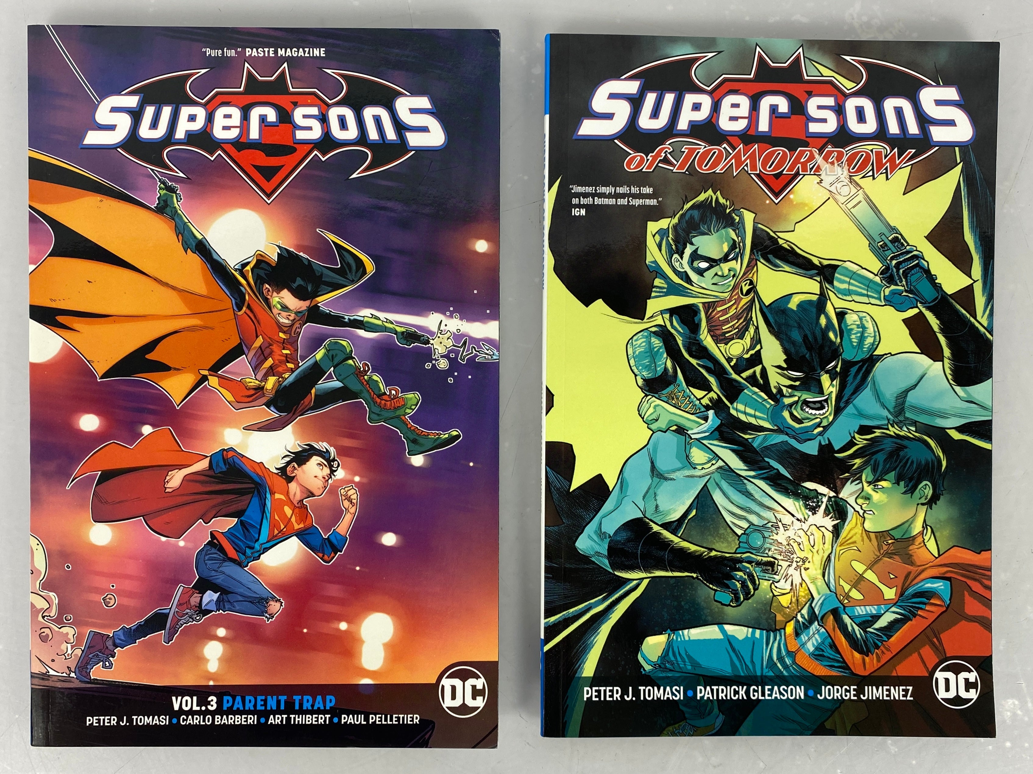 Lot of 2 DC Supersons of Tomorrow (DC 2018) Graphic Novels SC