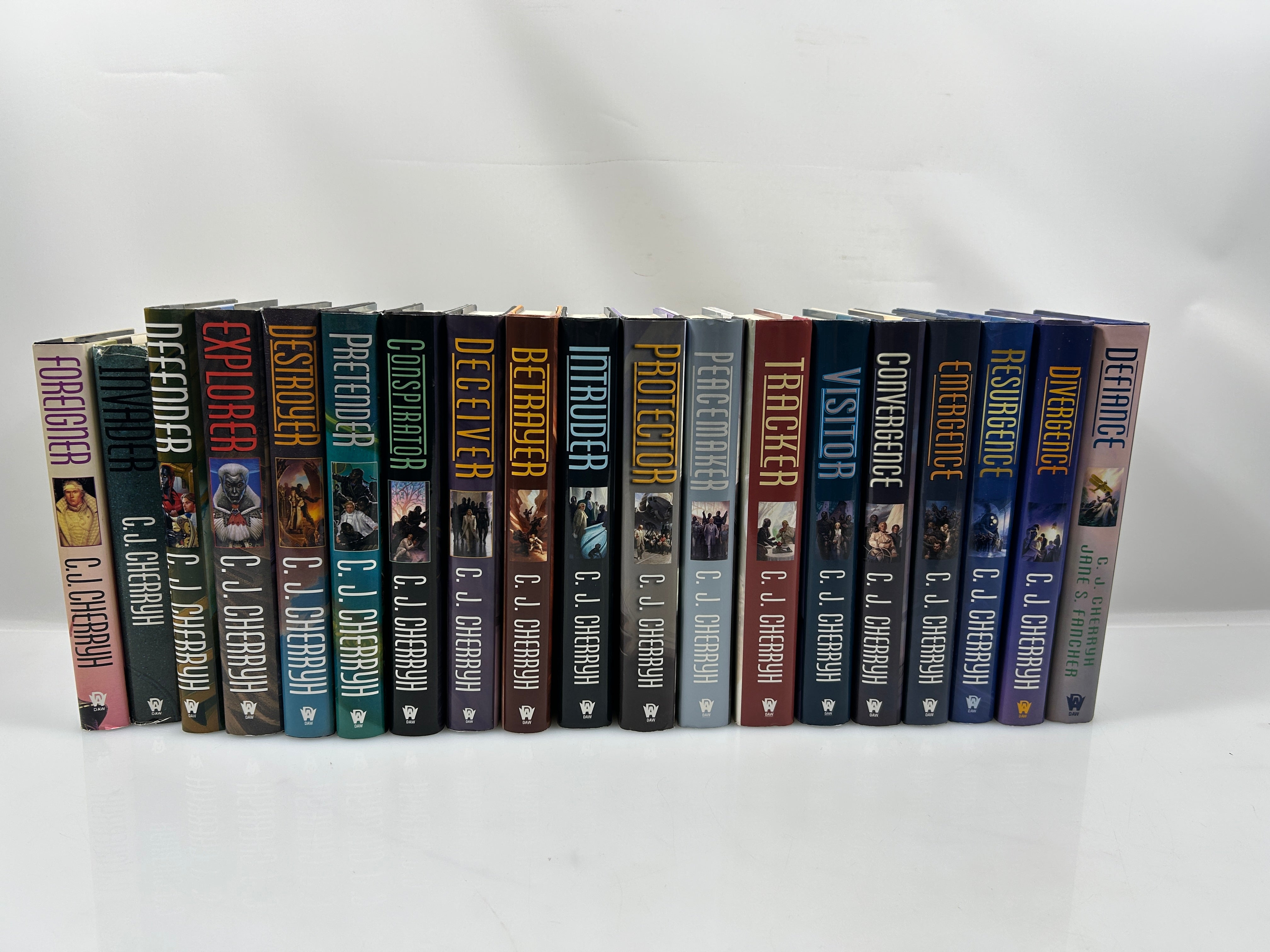Lot of 19 Foreigner Series Harcovers by C.J. Cherryh 1994-2023 HC