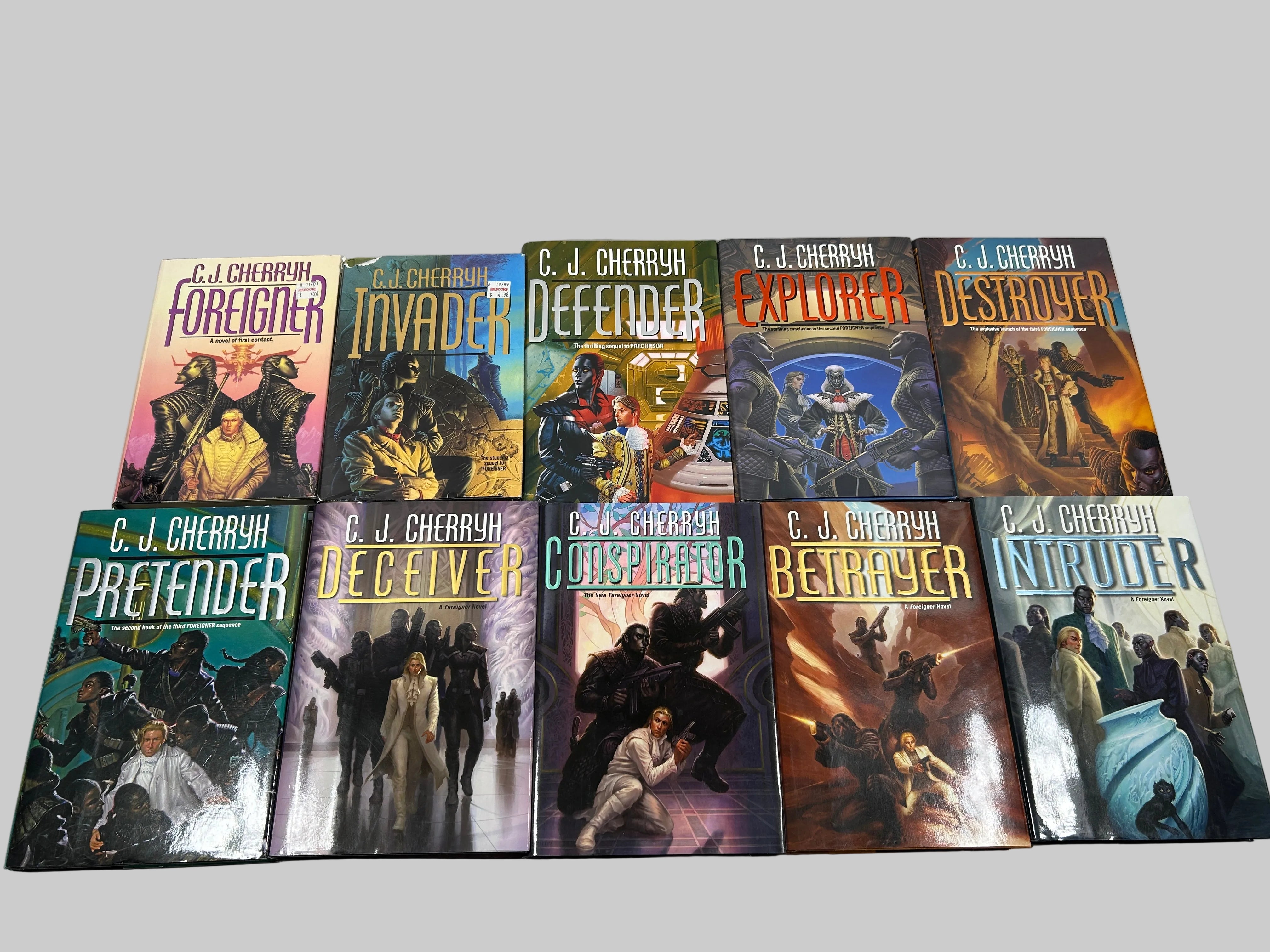 Lot of 19 Foreigner Series Harcovers by C.J. Cherryh 1994-2023 HC