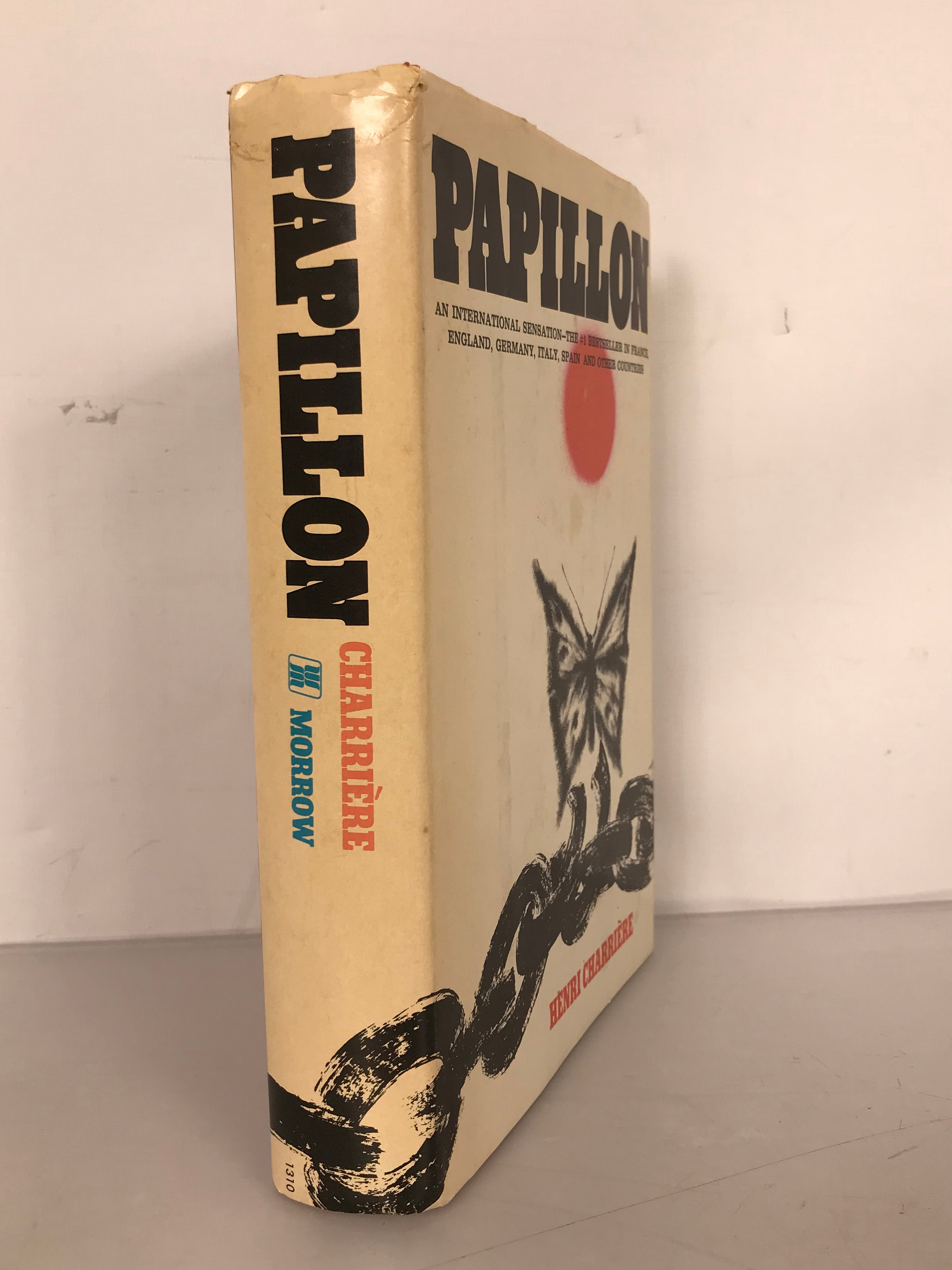 Papillon by Henri Charriere 1970 Book Club edition HC DJ