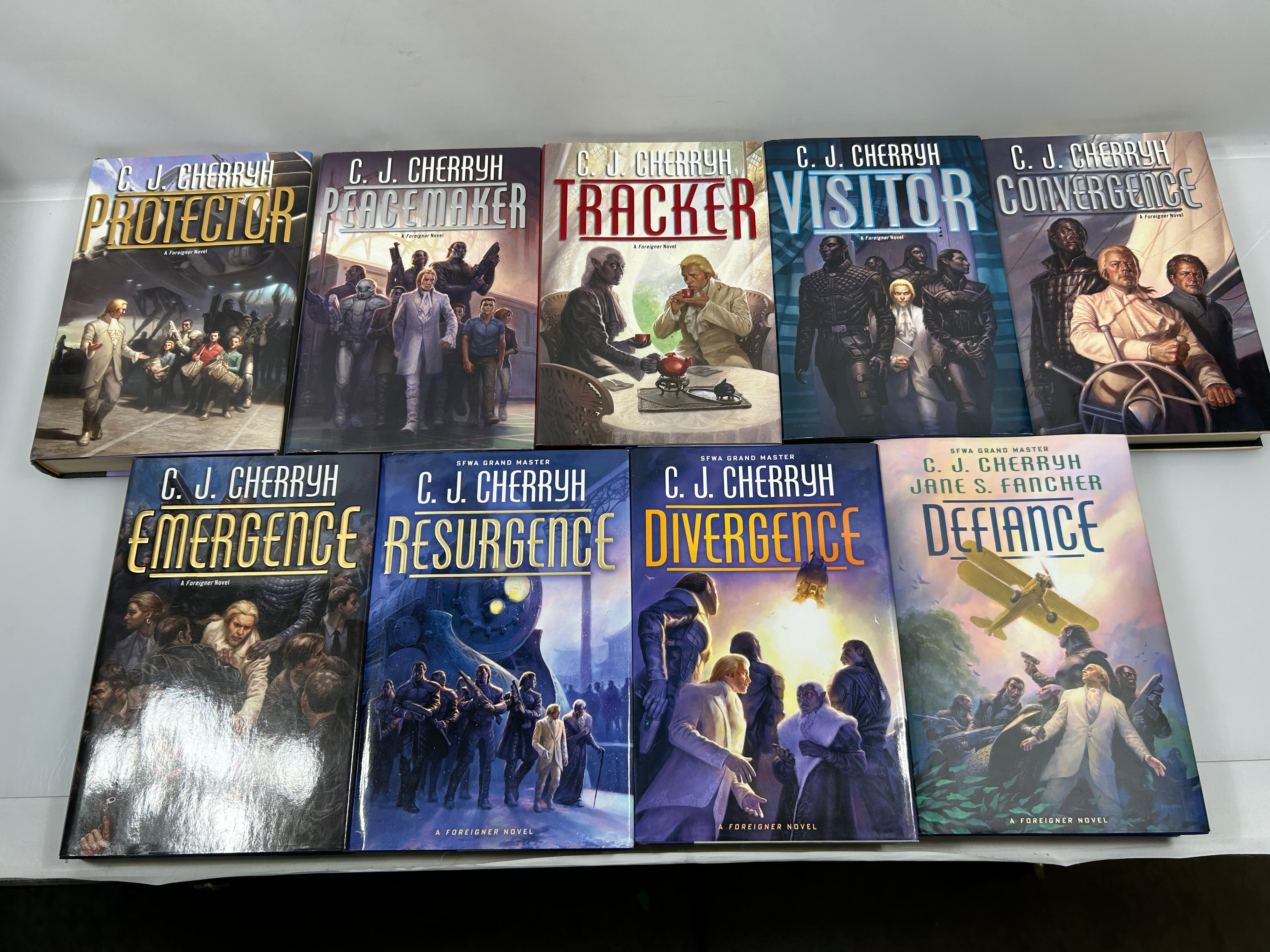 Lot of 19 Foreigner Series Harcovers by C.J. Cherryh 1994-2023 HC