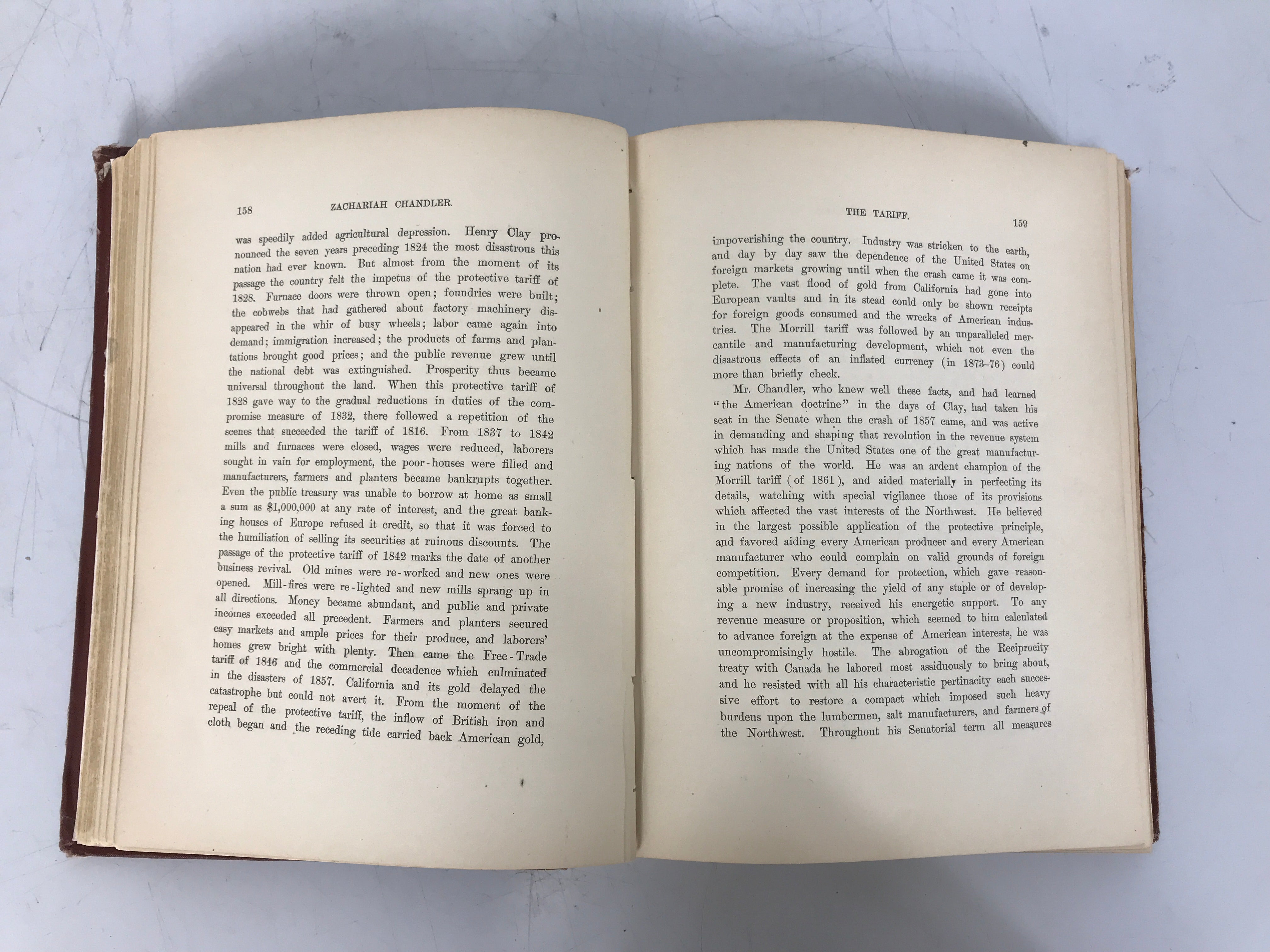 Zachariah Chandler Michigan Senator by The Detroit Post & Tribune 1880 HC Ex-Lib