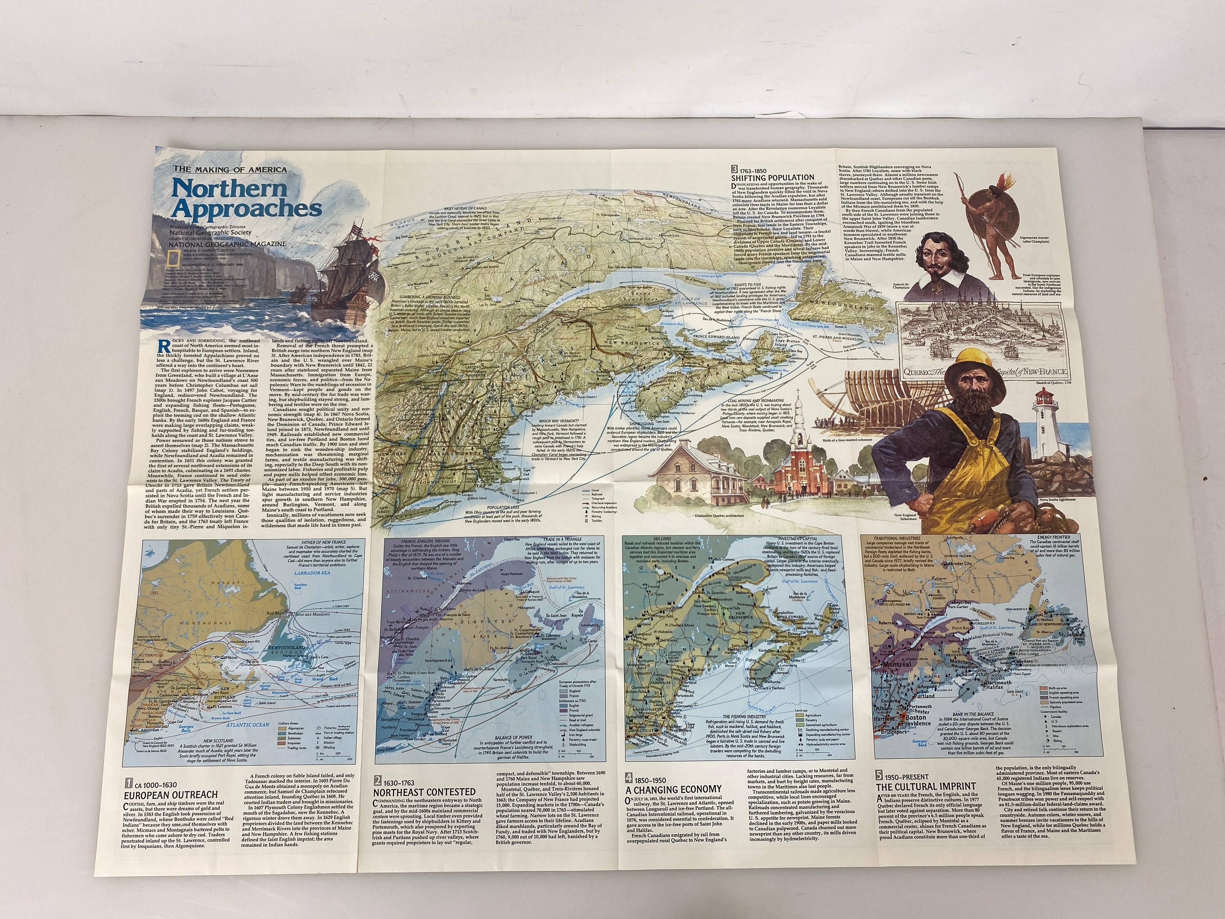 Lot of 11 The Making of America Vintage US Regional Maps National Geographic