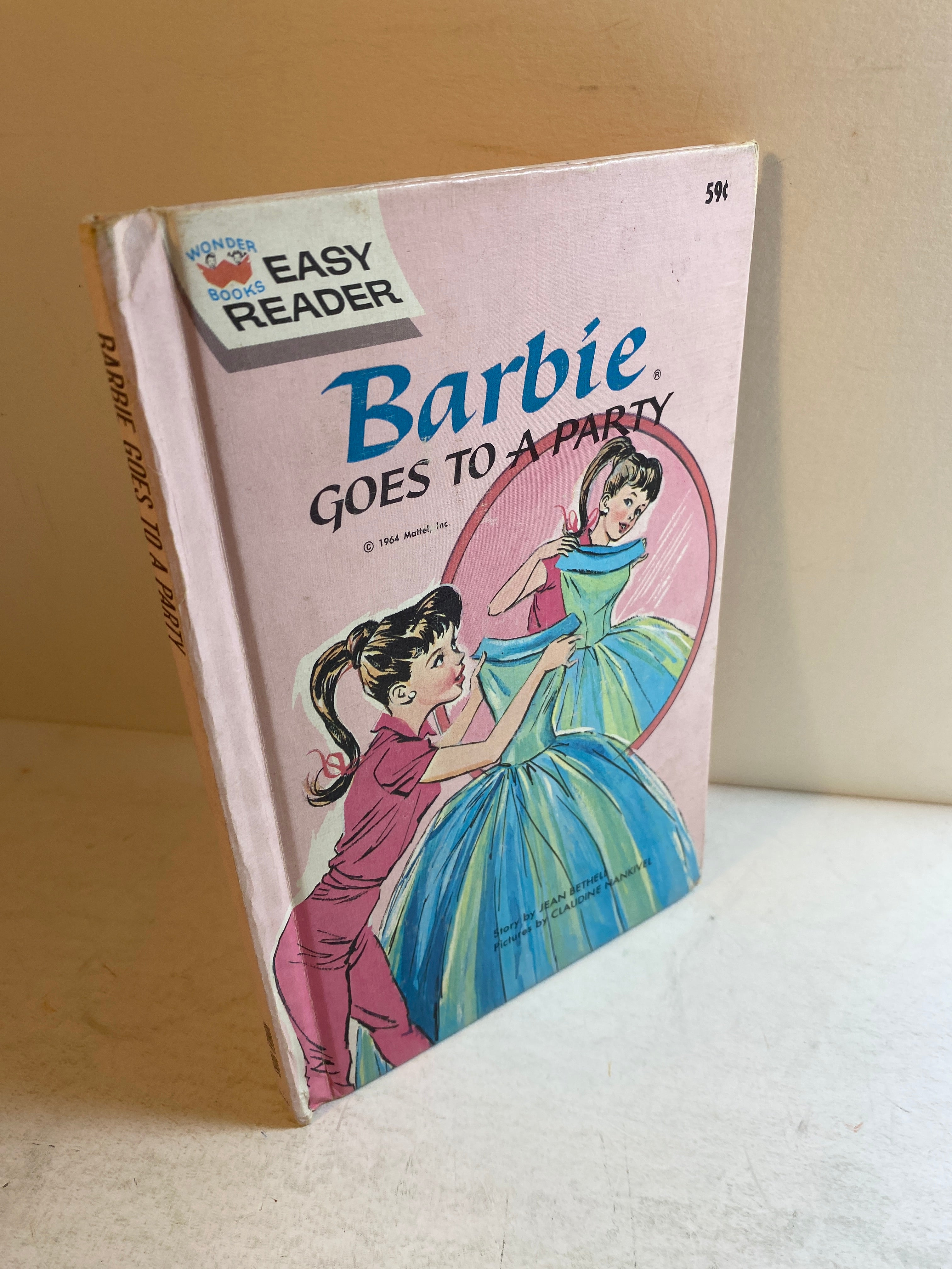Easy Reader Barbie Goes to a Party HC 1964