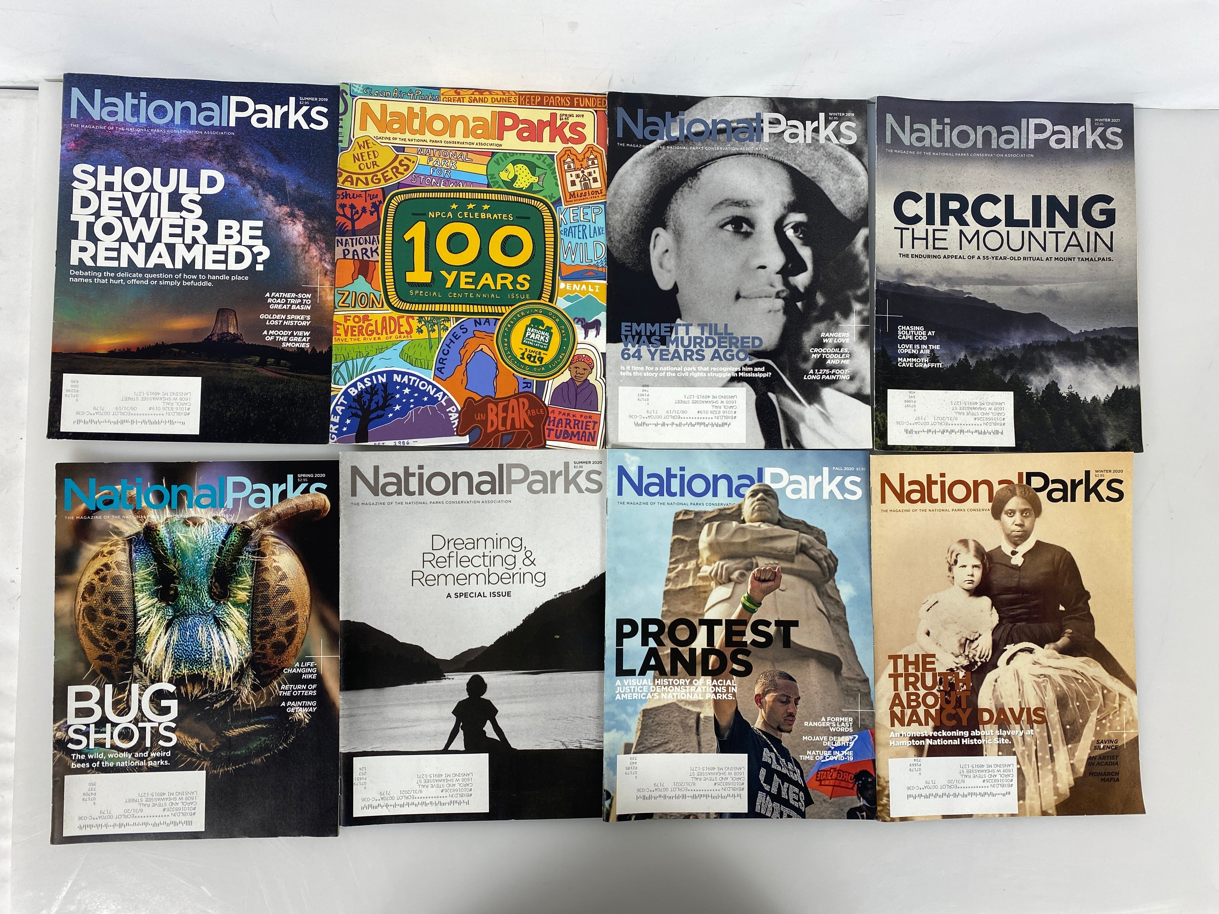 Lot of 17 National Parks Magazines 2015-2021