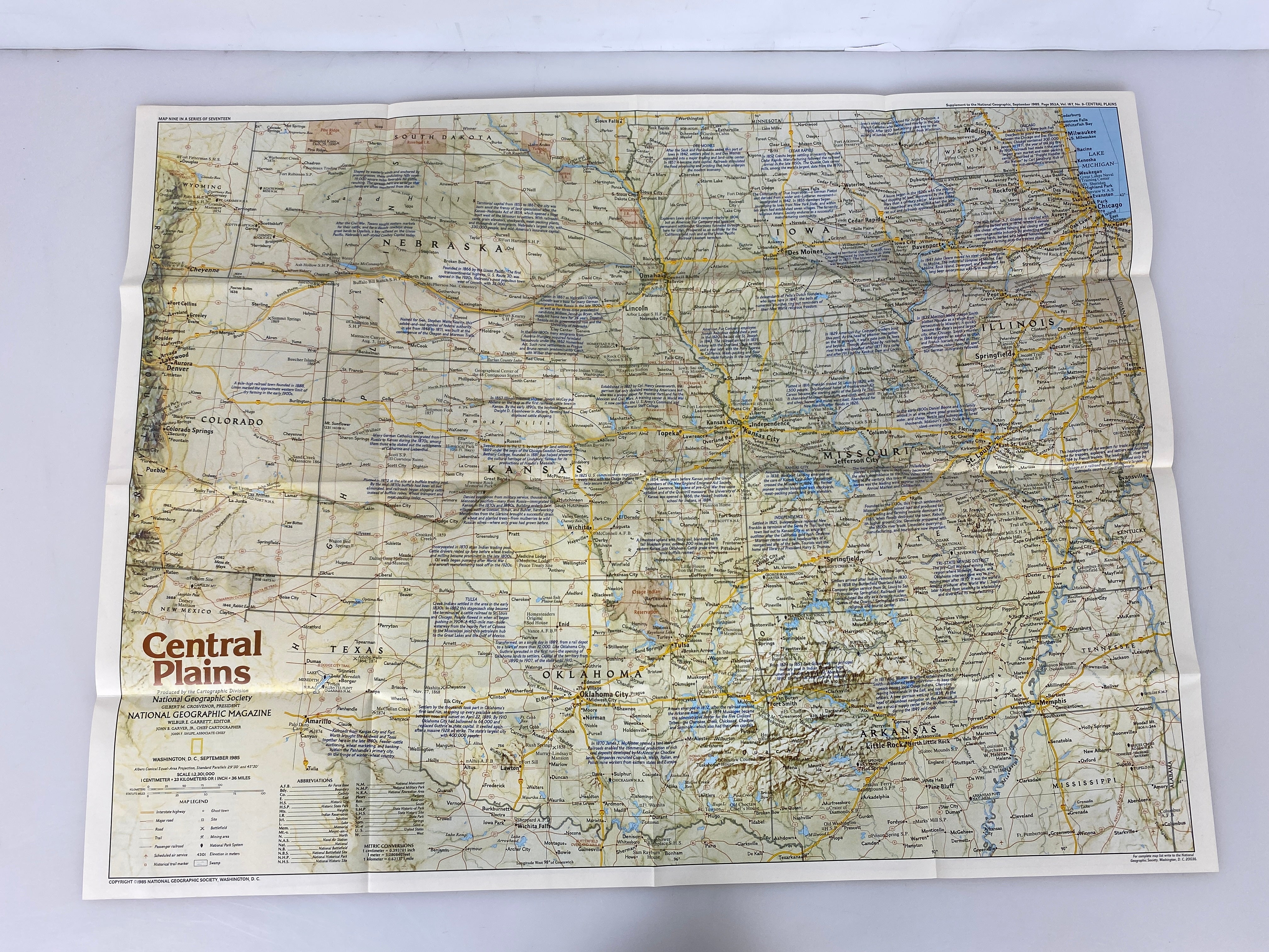 Lot of 11 The Making of America Vintage US Regional Maps National Geographic