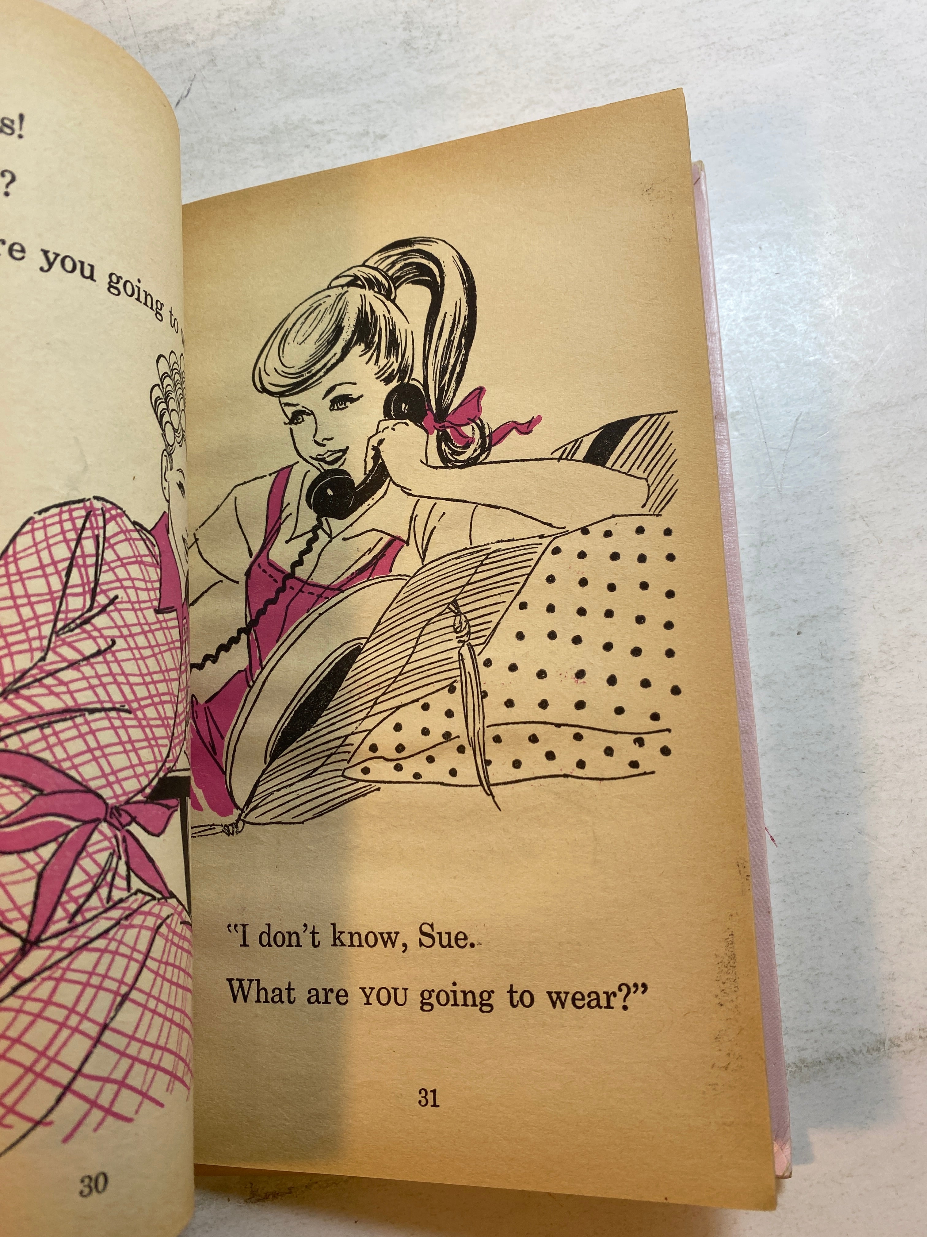 Easy Reader Barbie Goes to a Party HC 1964