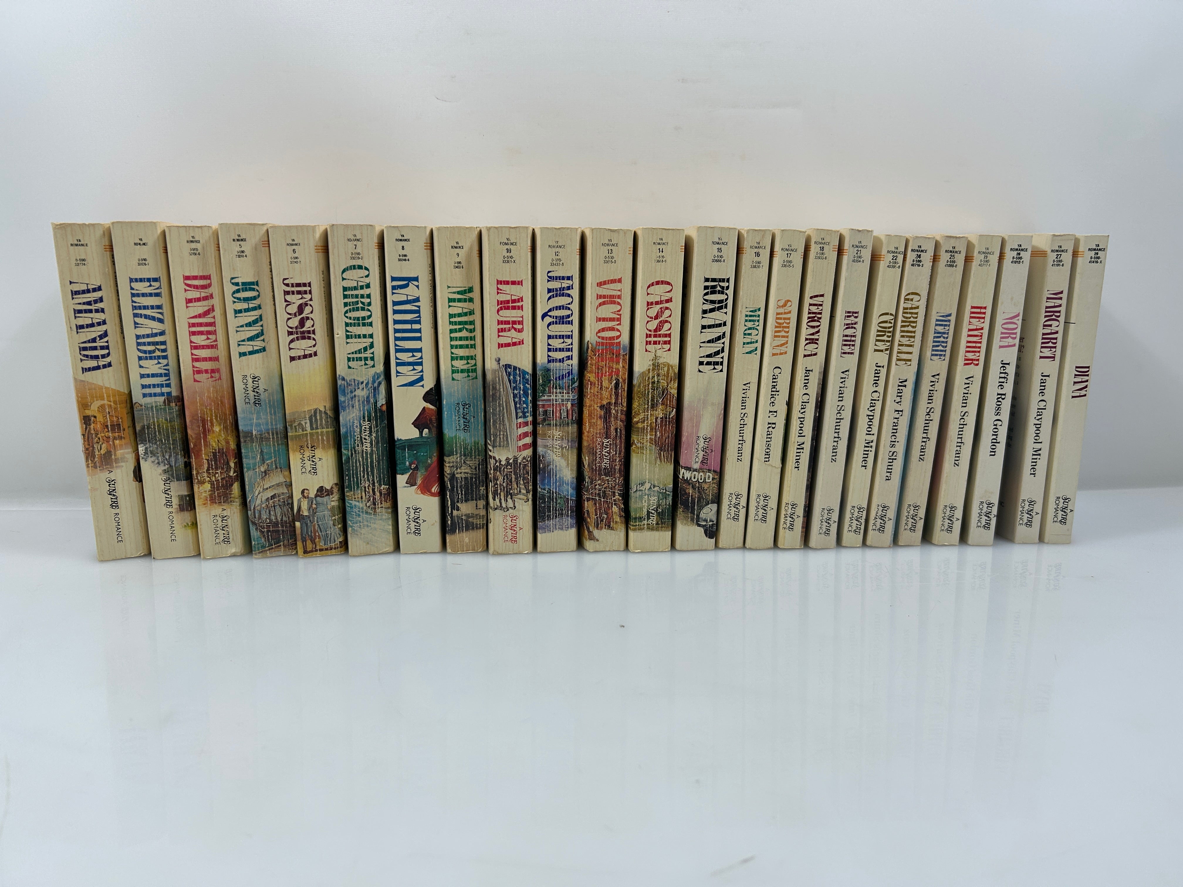 Lot of 24: Vintage Sunfire Young Adult Paperbacks 1984-87 SC