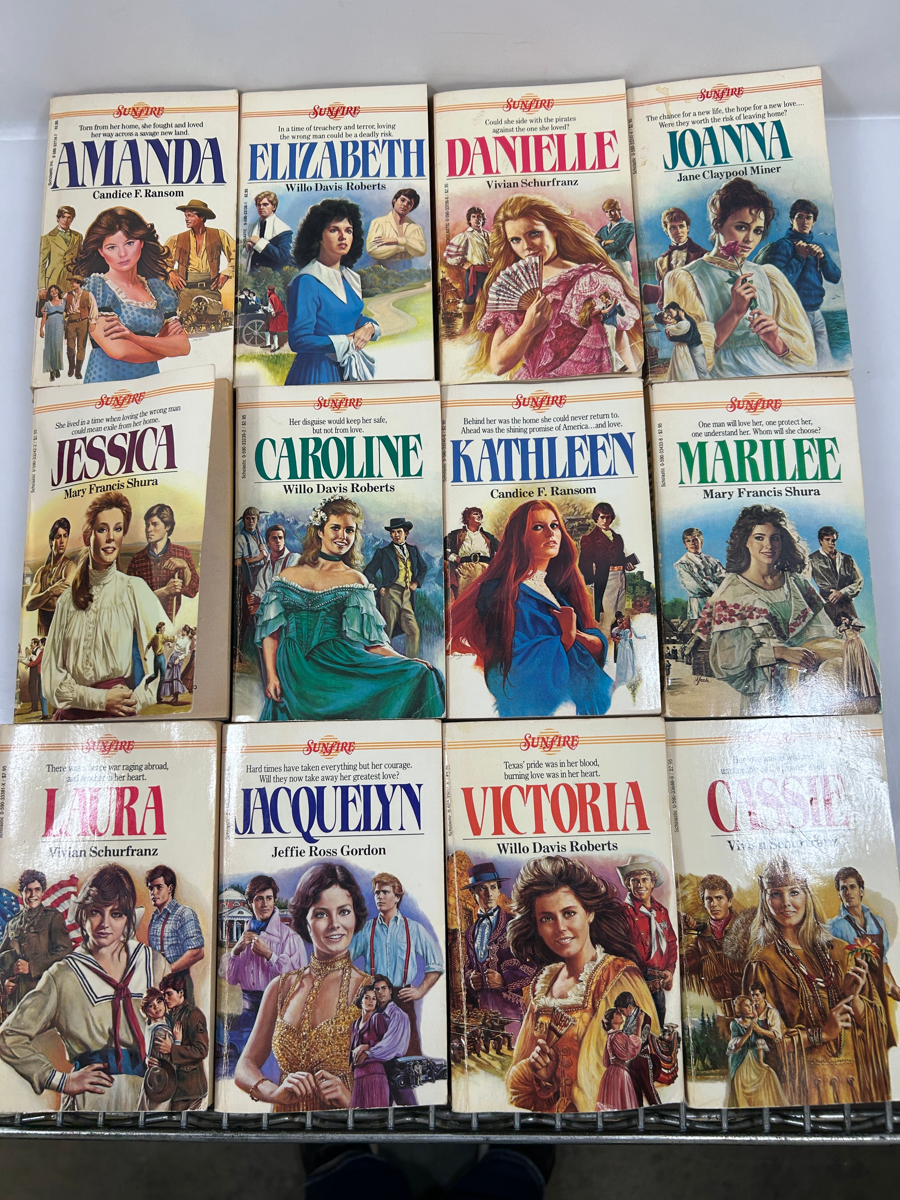 Lot of 24: Vintage Sunfire Young Adult Paperbacks 1984-87 SC
