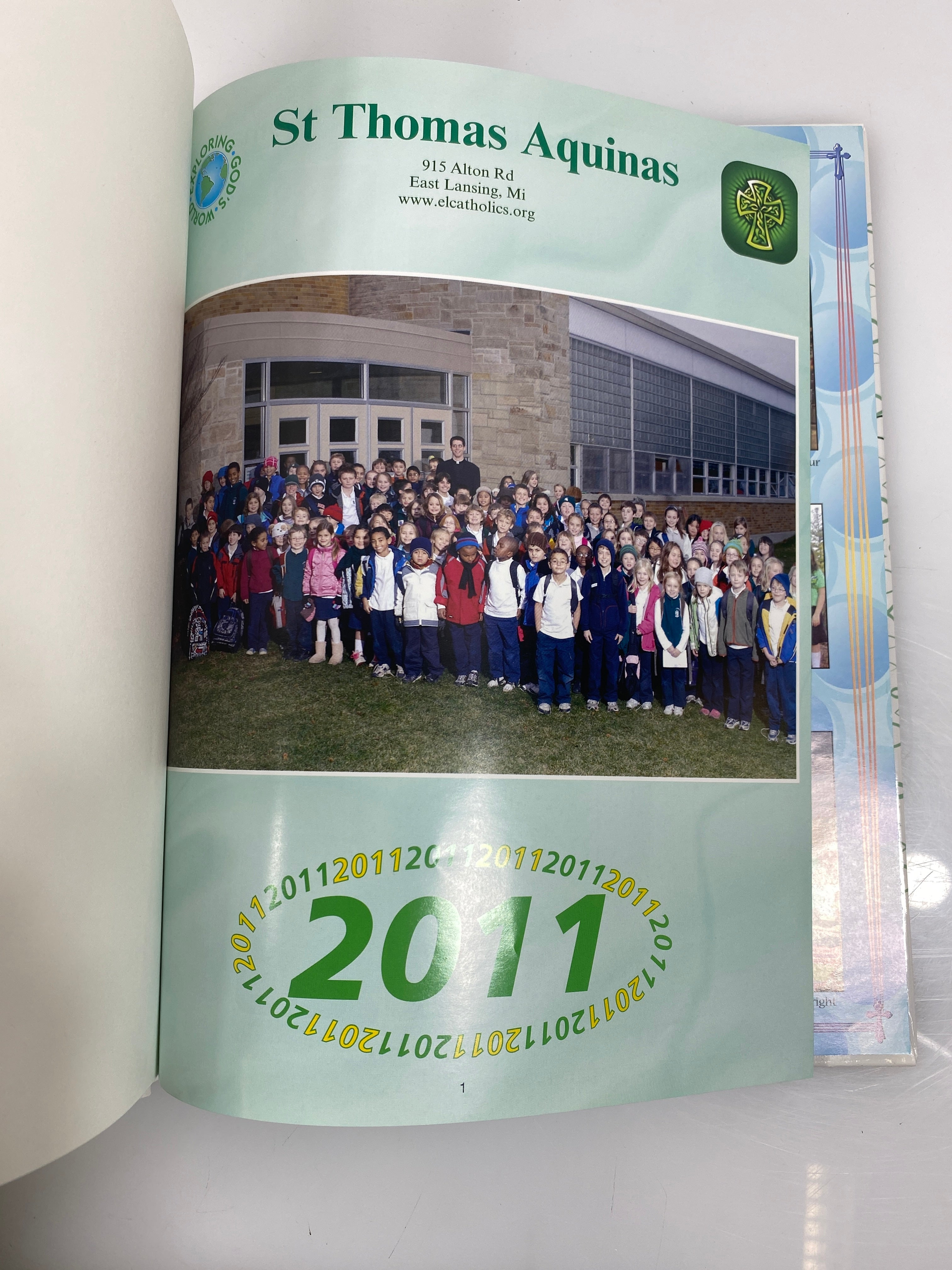 2011 St. Thomas Aquinas Catholic School Yearbook East Lansing, MI HC