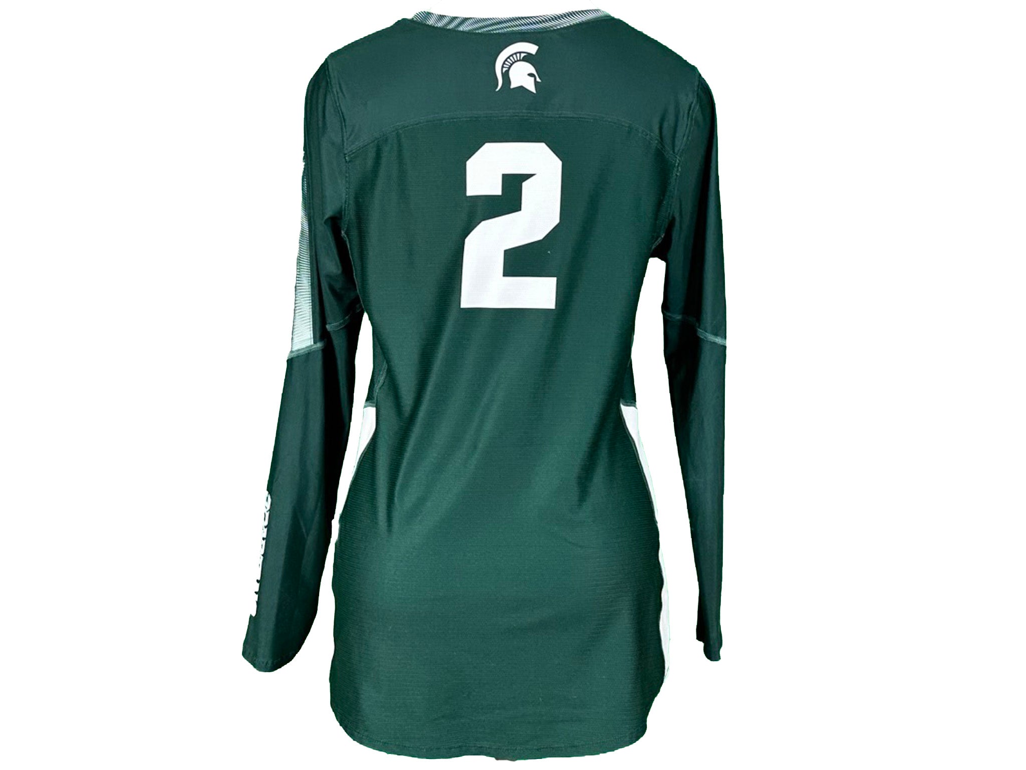 Nike Green 2018-2021 Long Sleeve Volleyball Jersey #2 w/ Patch Women's Size M