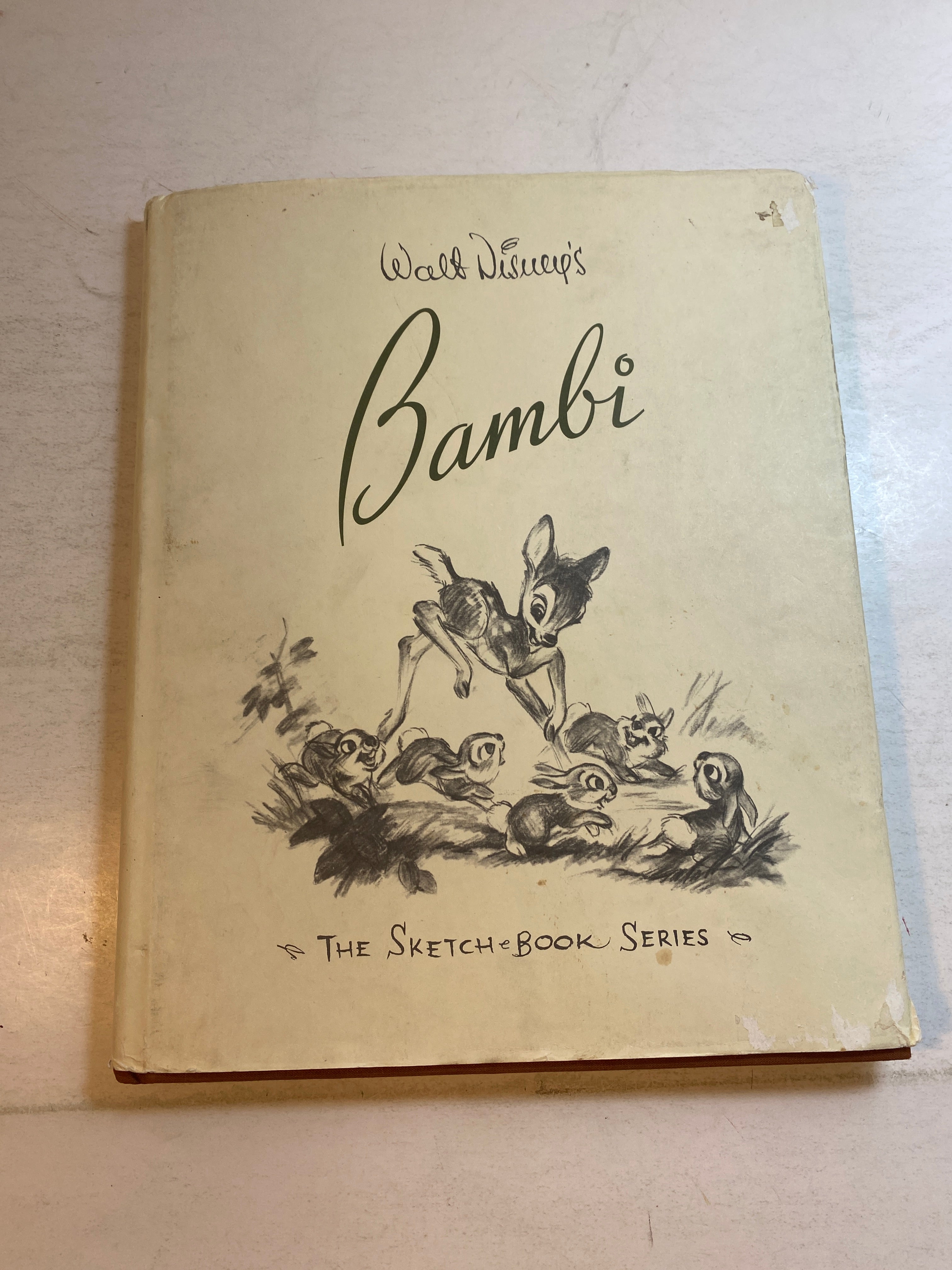 Walt Disney's Bambi Sketch Book Series HCDJ 1997