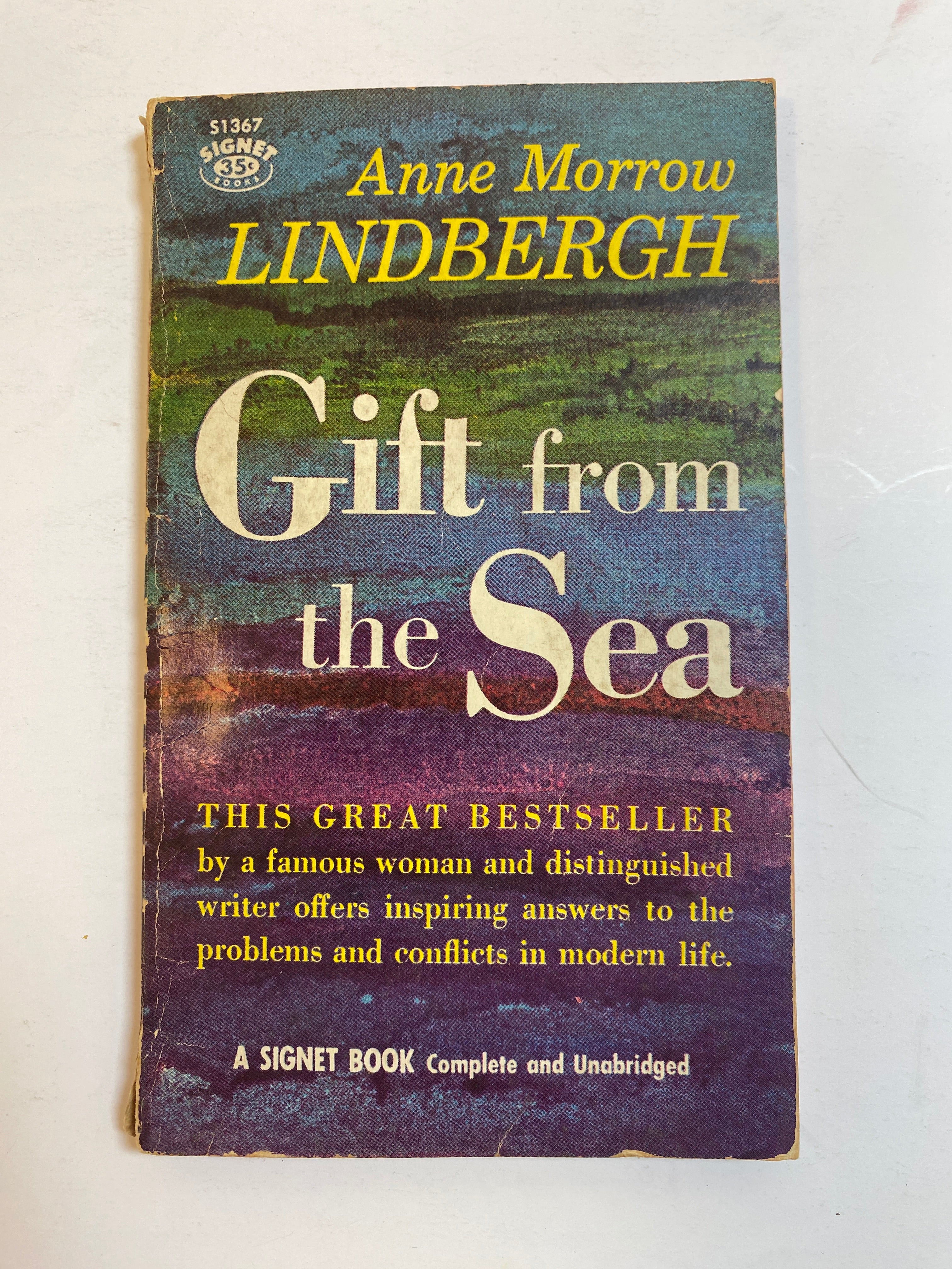 Gift from the Sea Anne Lindbergh Signet paperback 1955