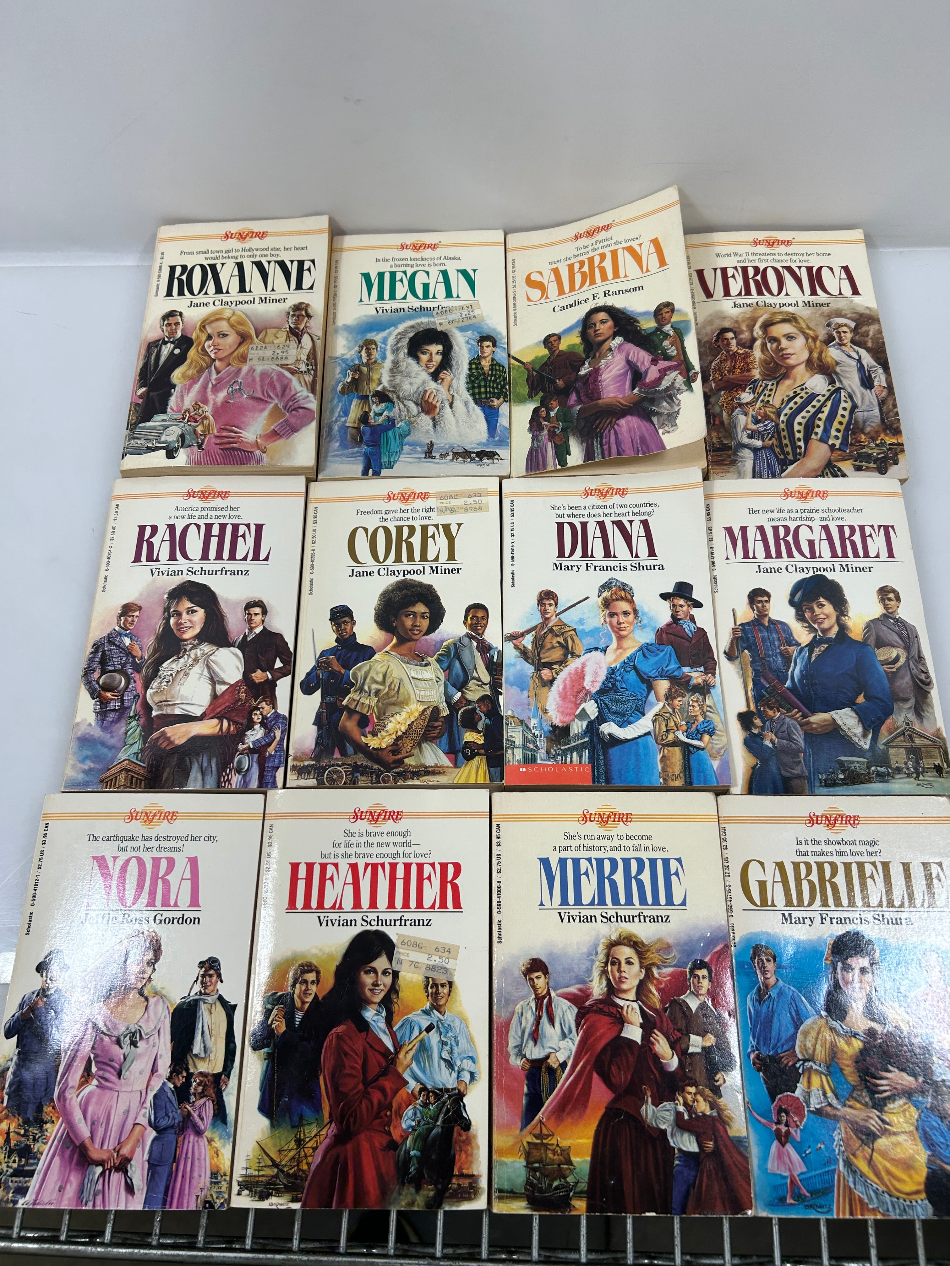 Lot of 24: Vintage Sunfire Young Adult Paperbacks 1984-87 SC