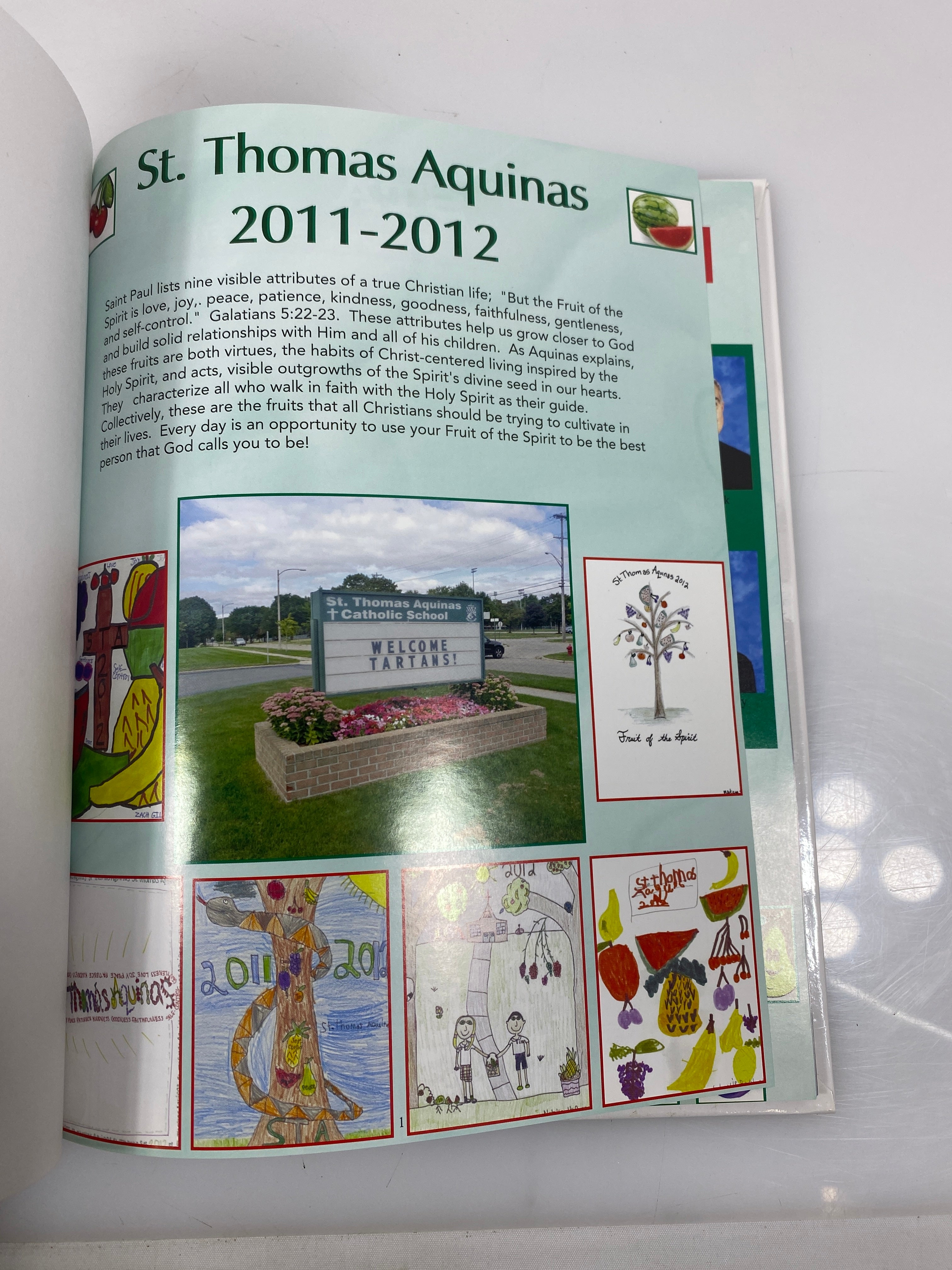 2012 St. Thomas Aquinas Catholic School Yearbook East Lansing, MI HC