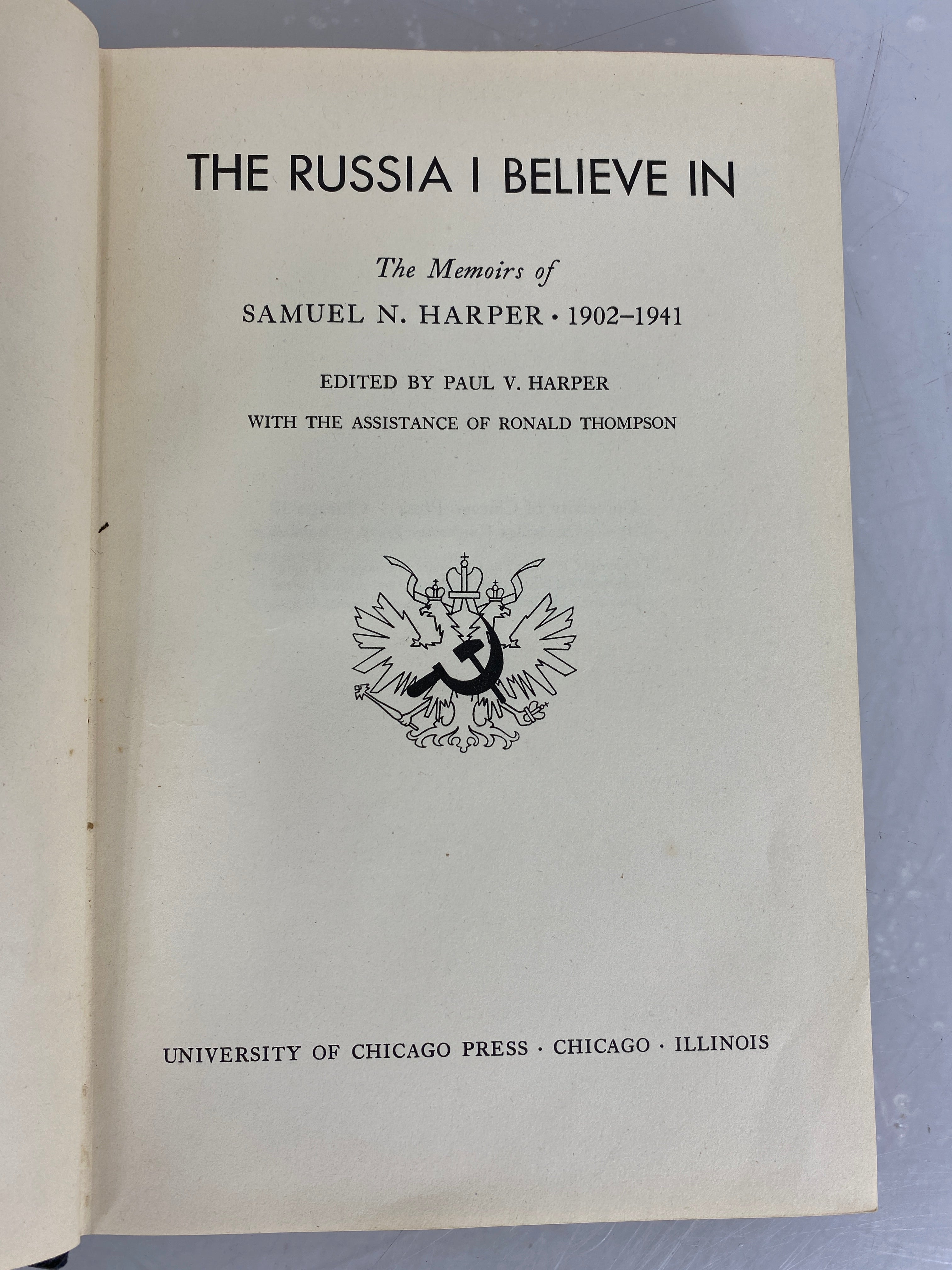 The Russia I Believe In  1902-1941 HC (1945)