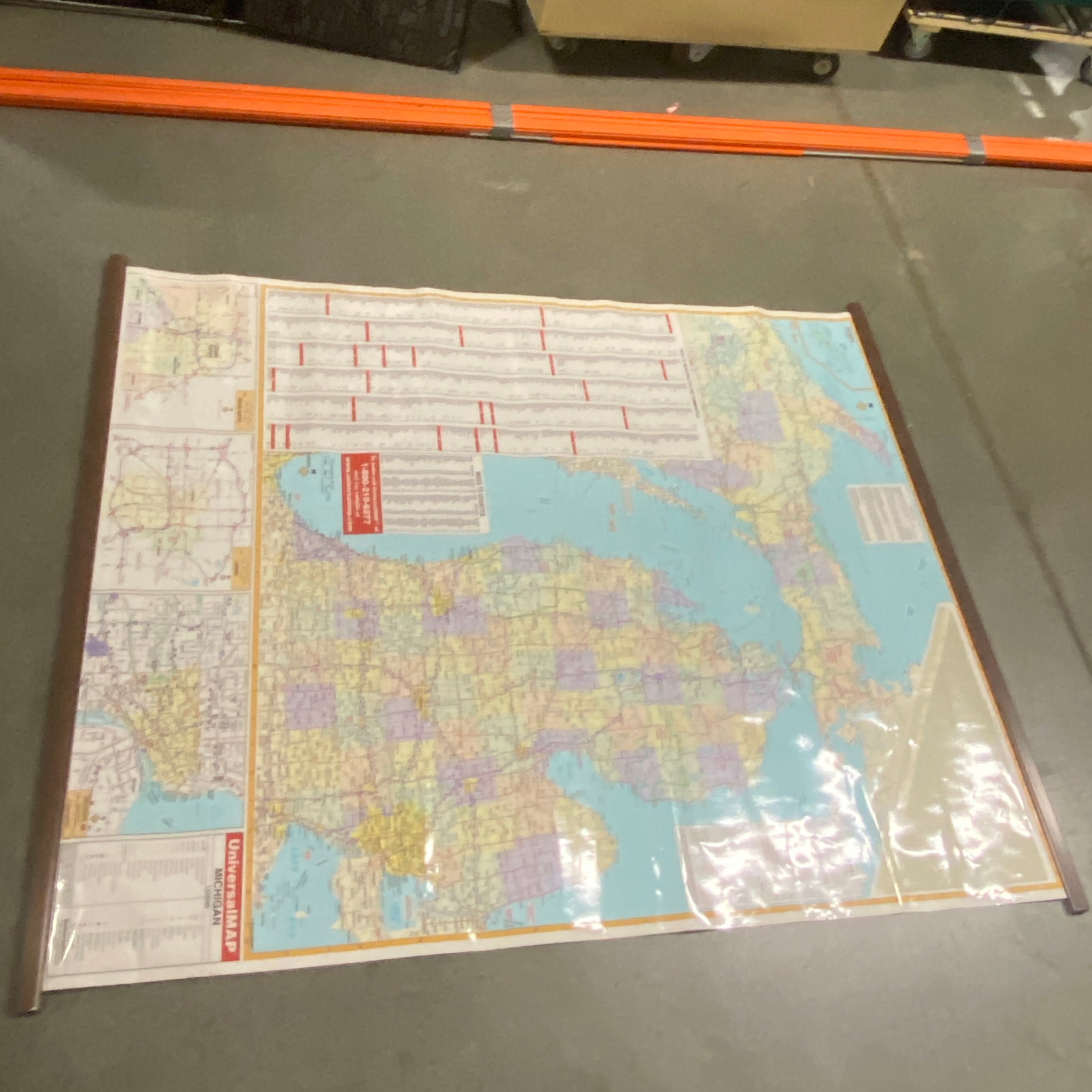 Universal IMAP Michigan Pull Down Map