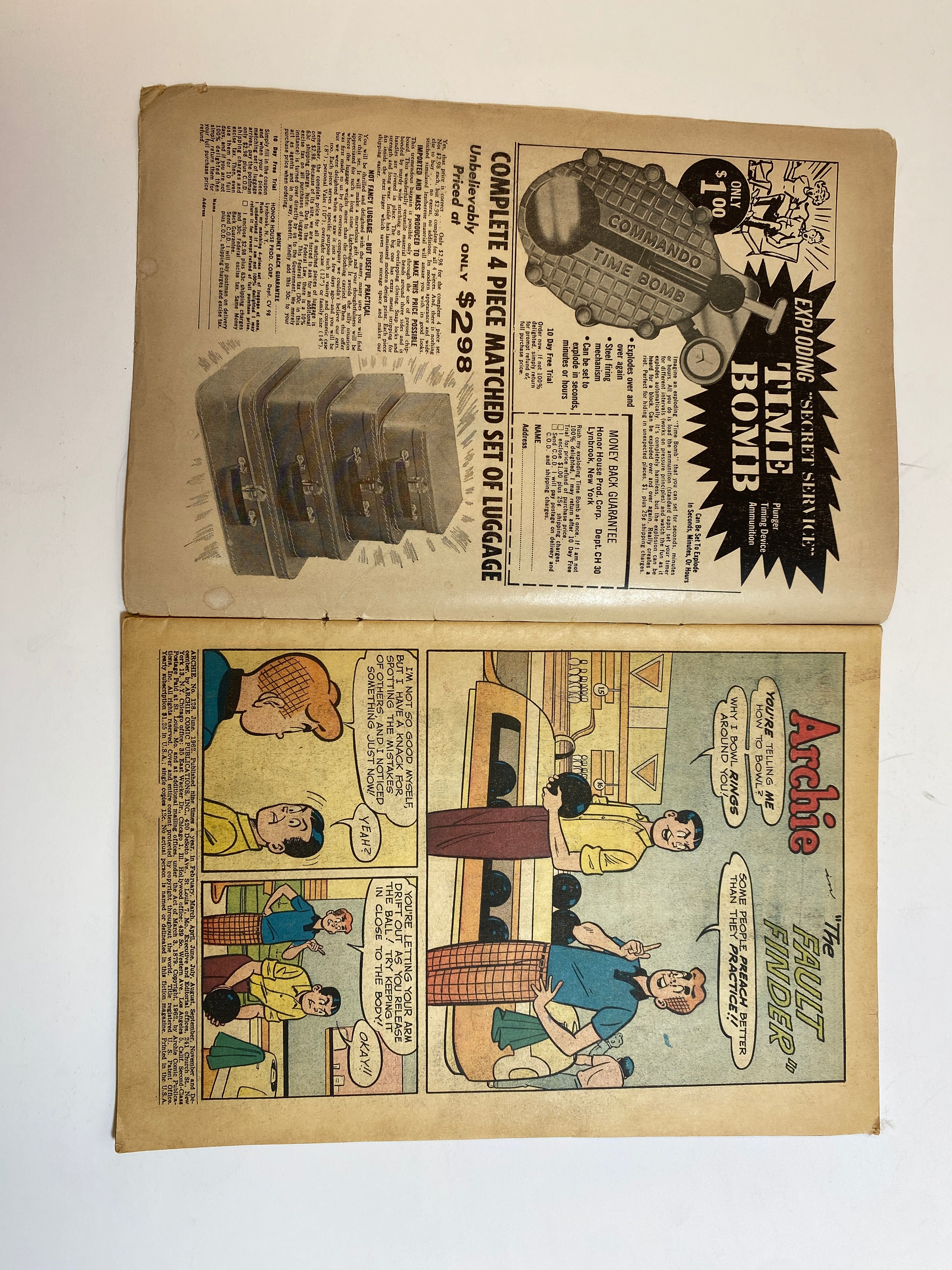 Archie Comic No. 128 1962