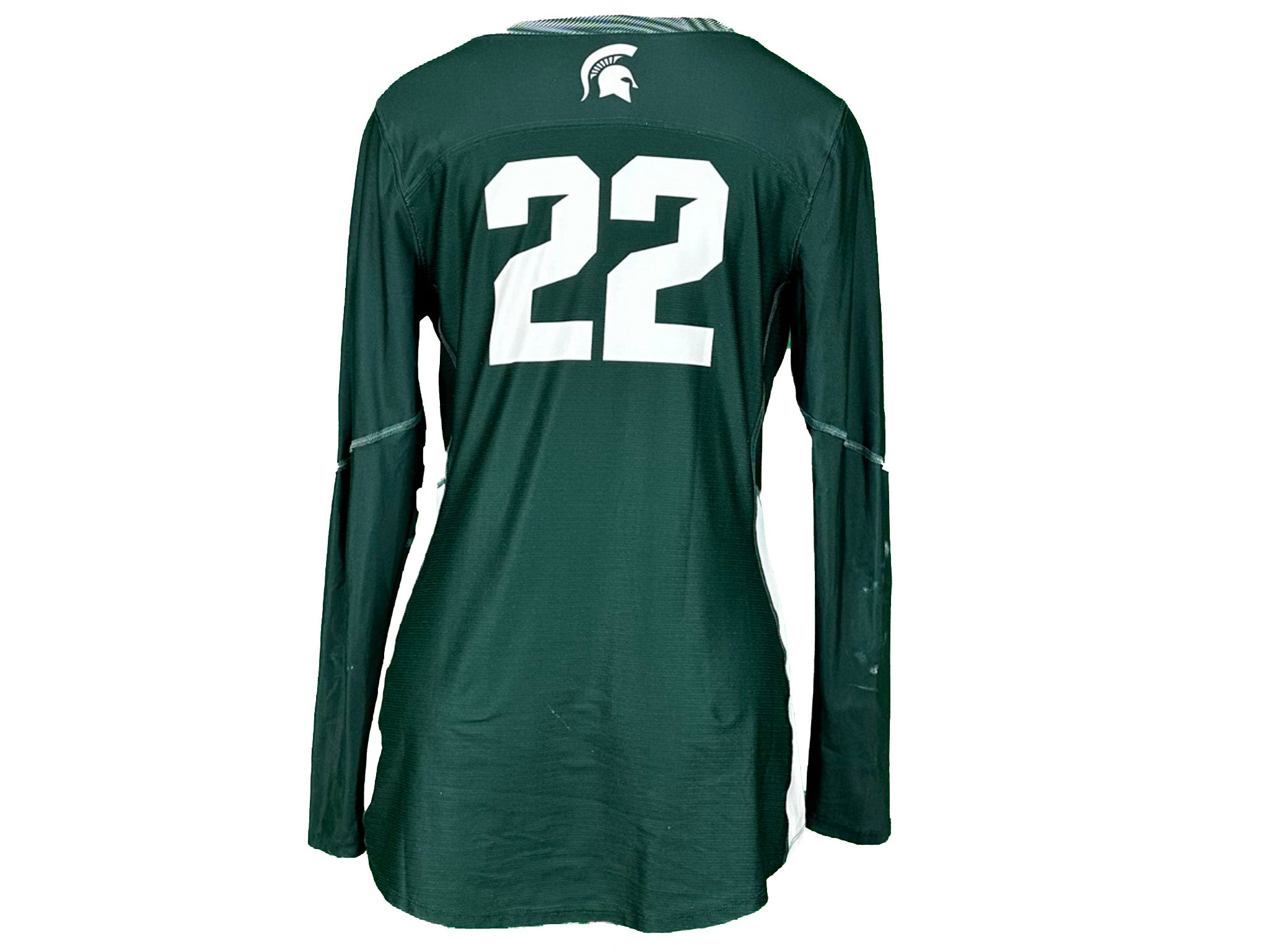 Nike Green 2018-2021 Long Sleeve Volleyball Jersey #22 Women's Size M