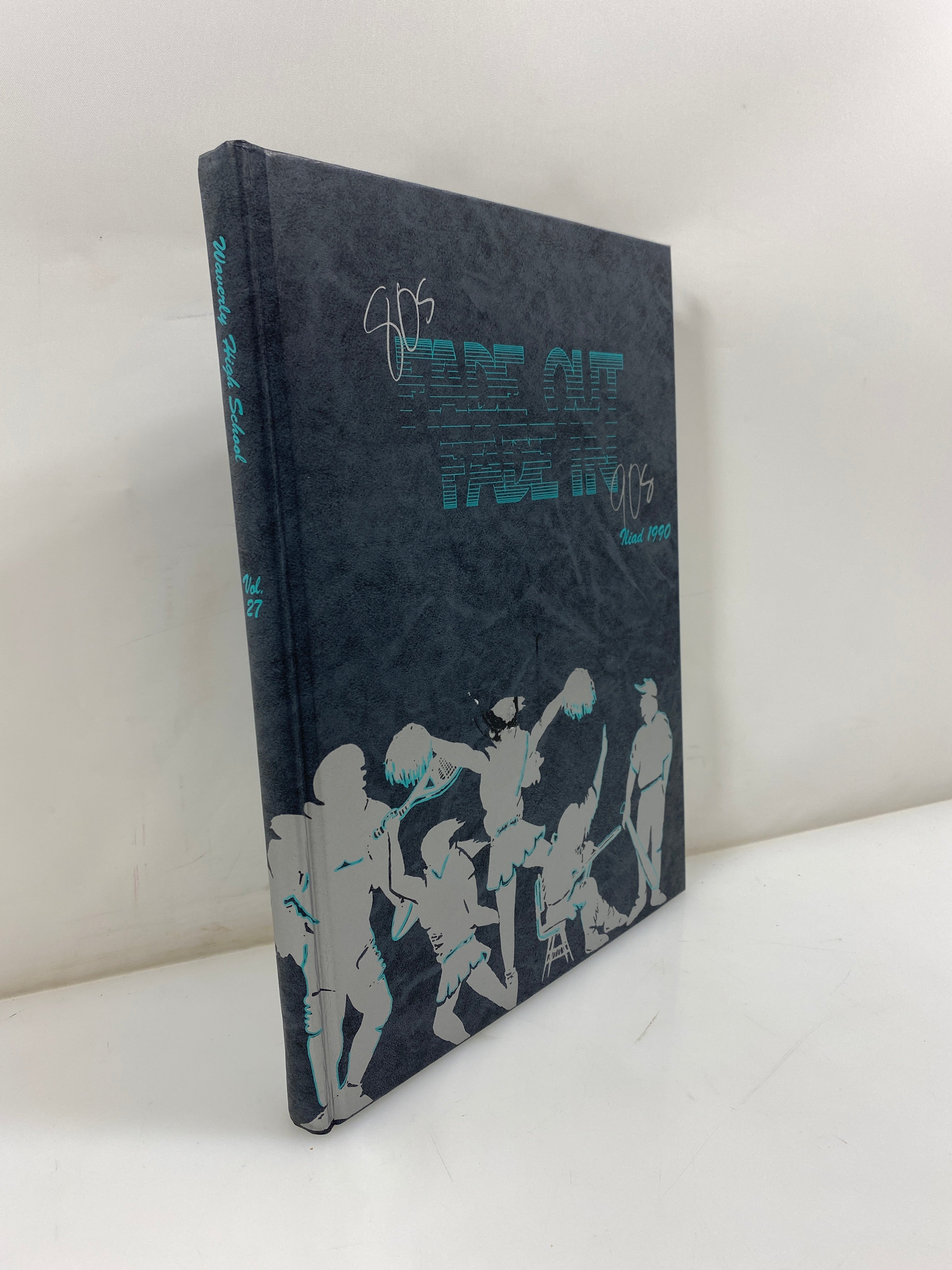 1990 "Iliad" Waverly High School Yearbook Lansing, MI HC