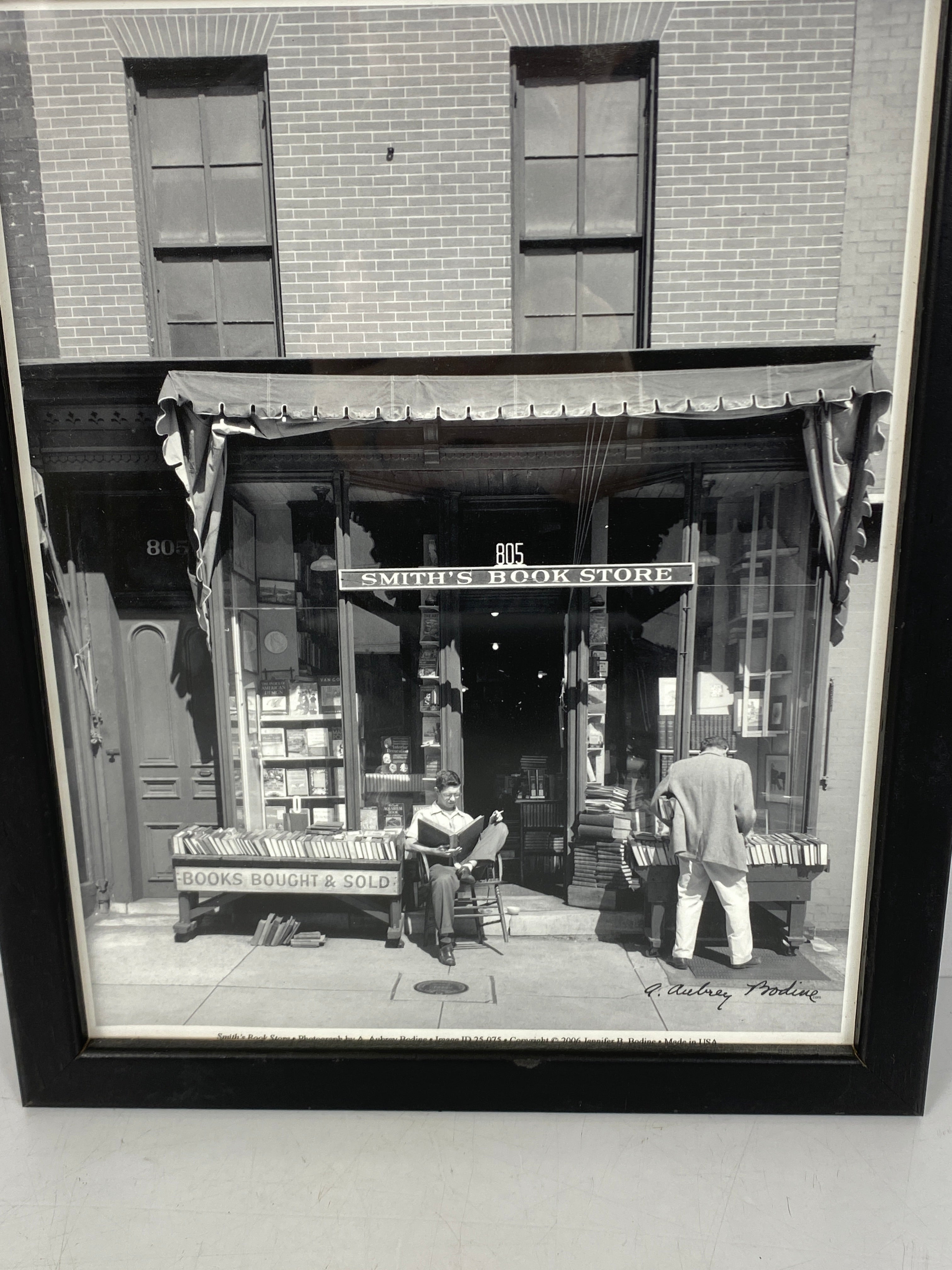 2006 A. Aubrey Bodine "Smith's Book Store" Photograph Baltimore Maryland