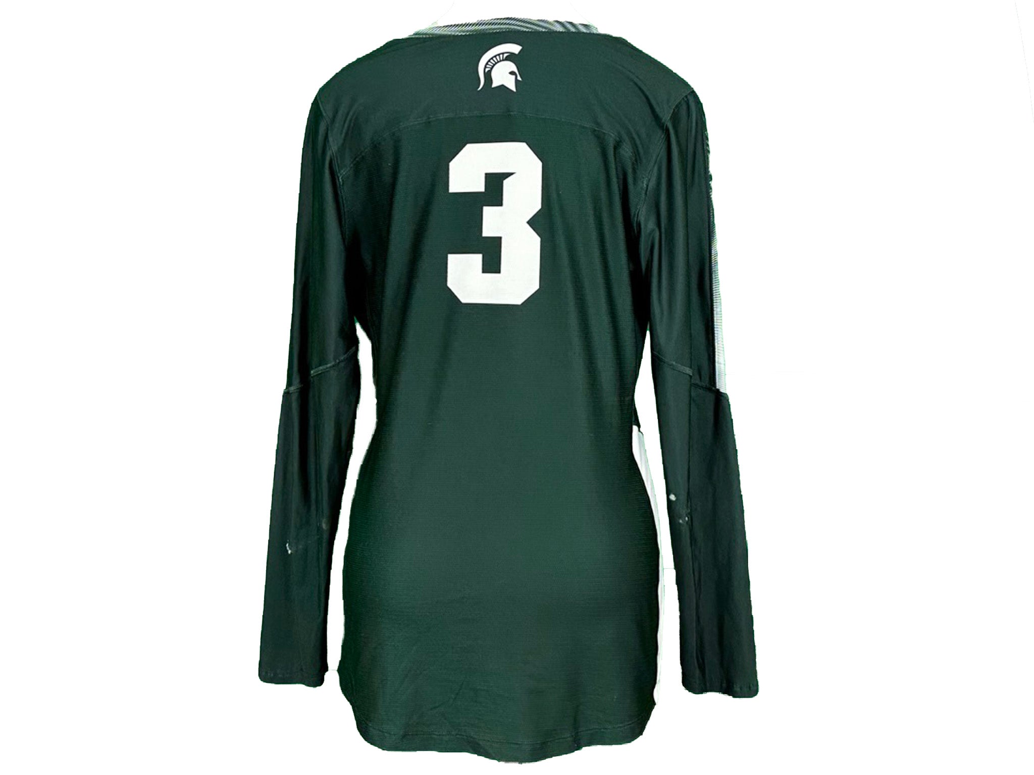 Nike Green 2018-2021 Long Sleeve Volleyball Jersey #3 Women's Size L