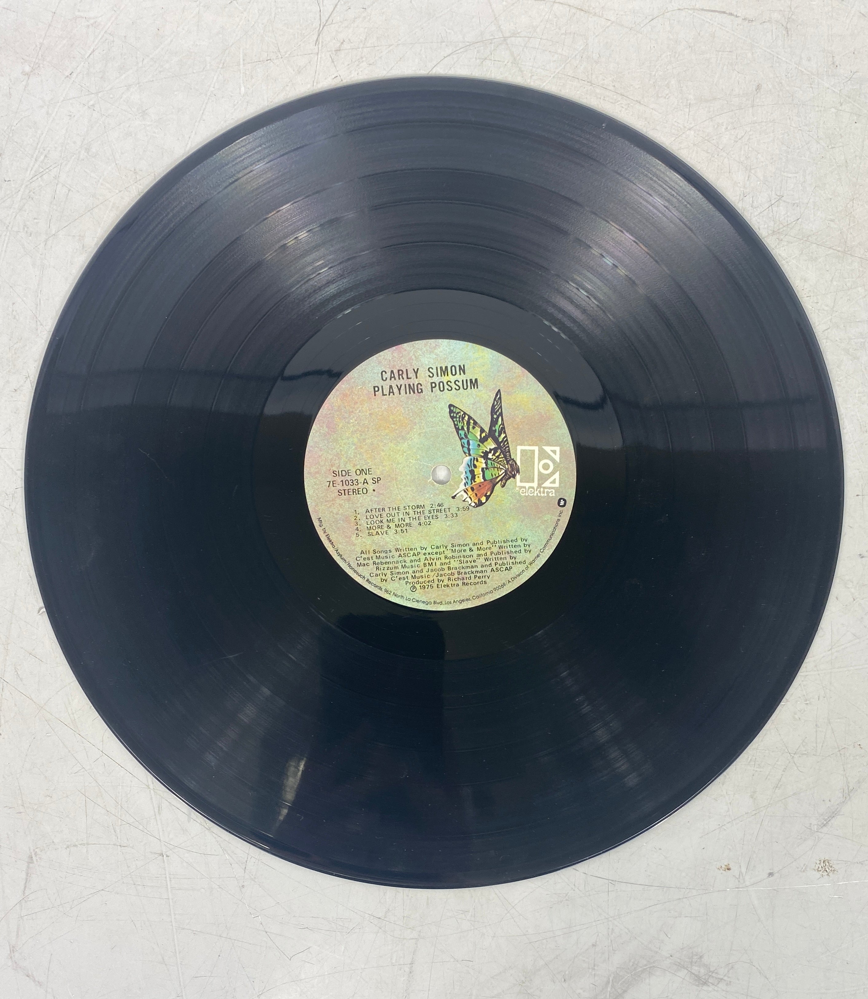 Carly Simon Playing Possum (1975) Vinyl Record