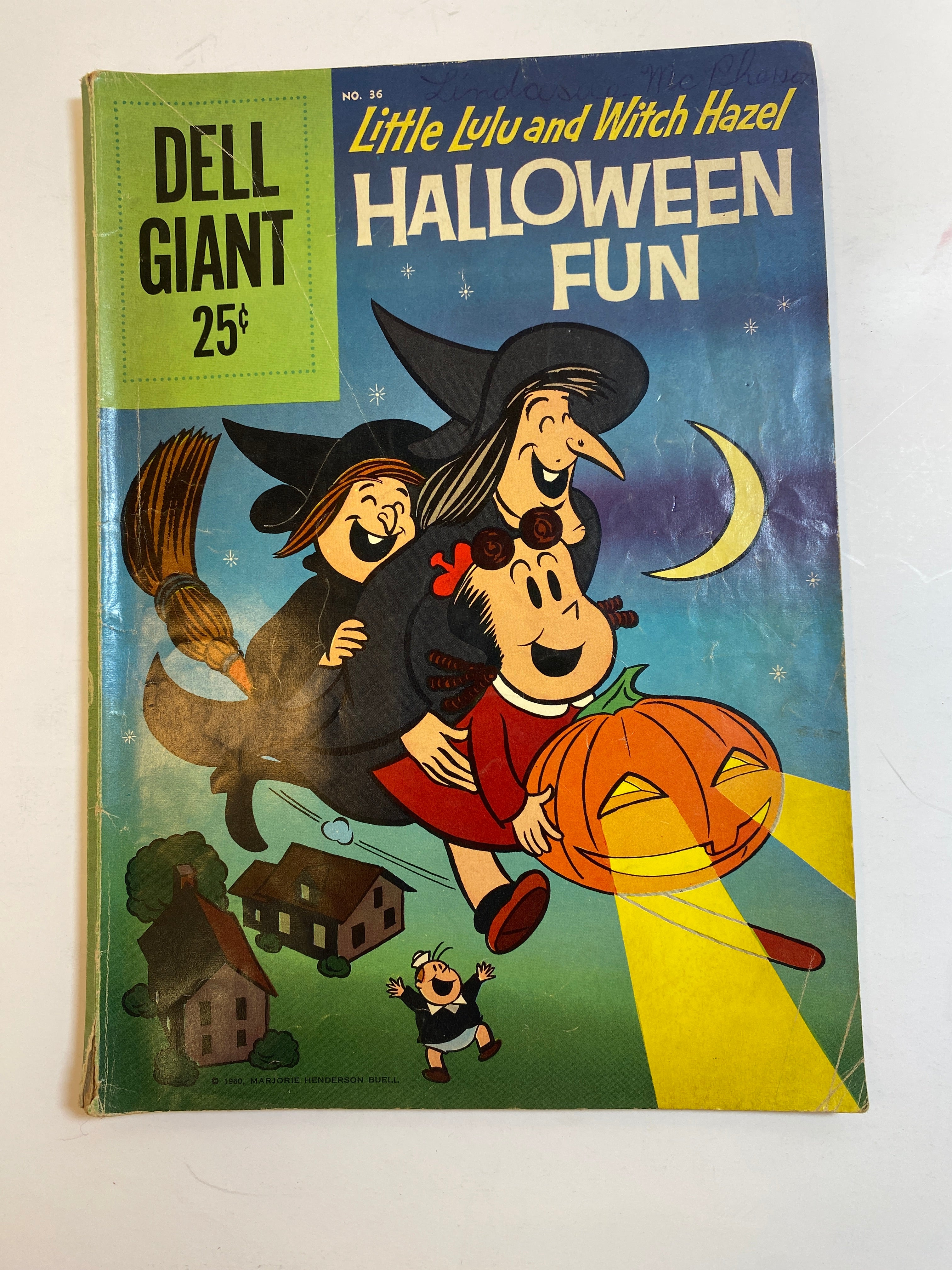 Little Lulu and Witch Hazel Halloween Gun Dell Giant Comic 1960
