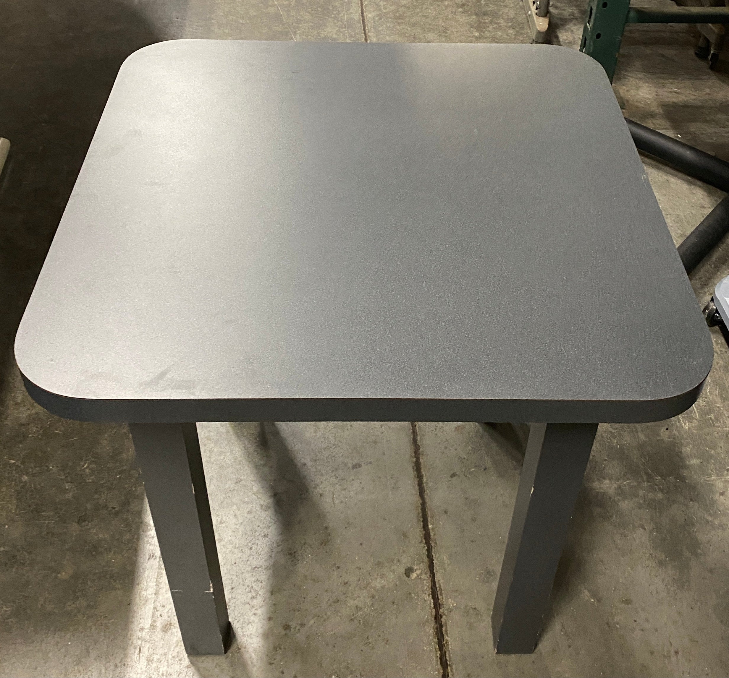 Grey Rounded-Edge Side Table